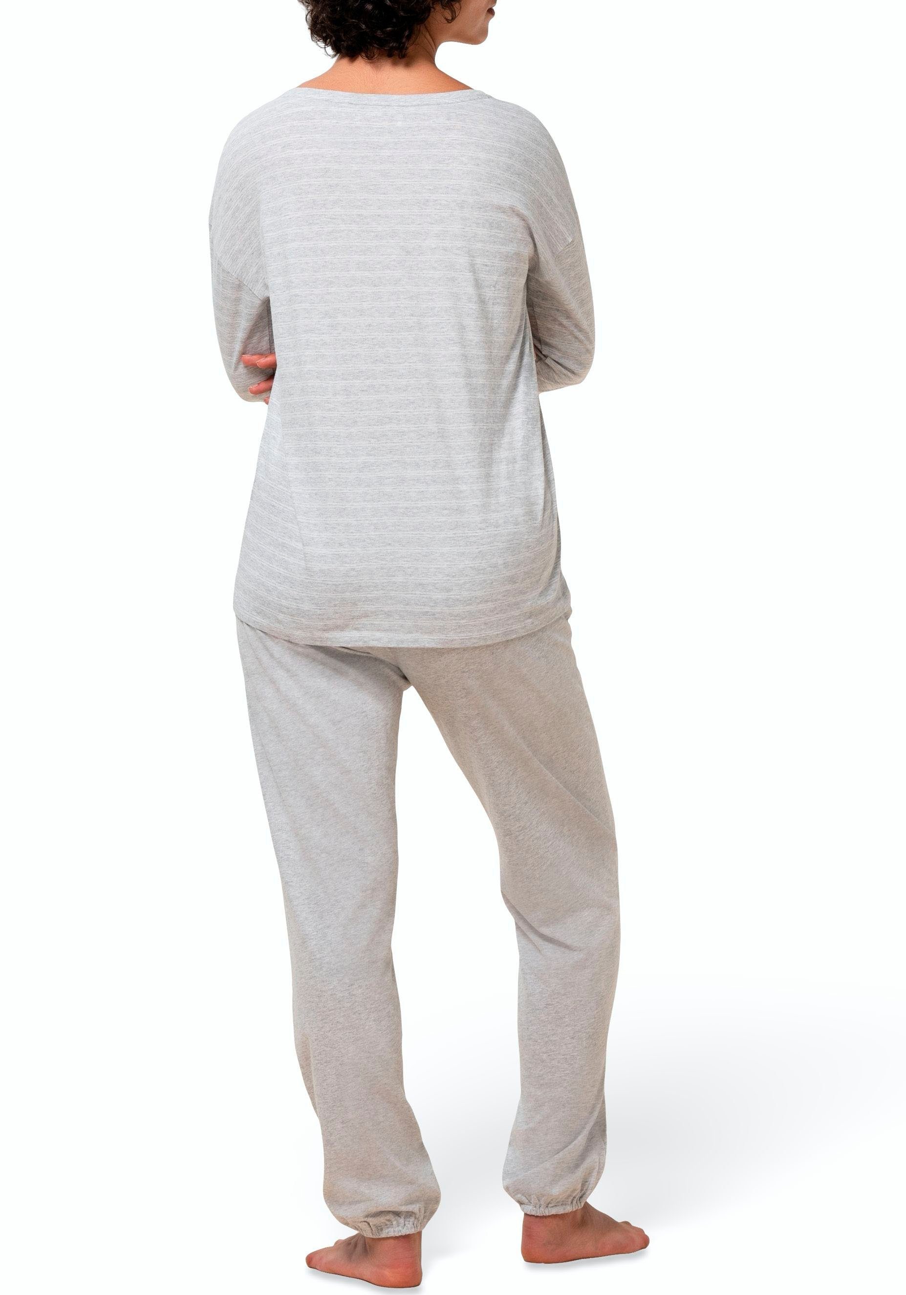(2 tlg) gestreift Pyjama Triumph Damen-Schlafanzug,
