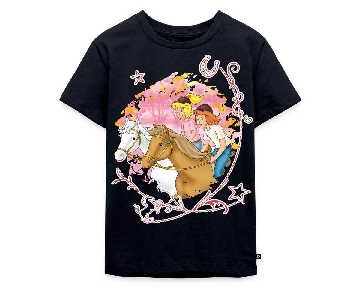 Spreadshirt T-Shirt Bibi Und Tina Wettreiten Im Wald Kinder Premium T-Shirt (1-tlg)