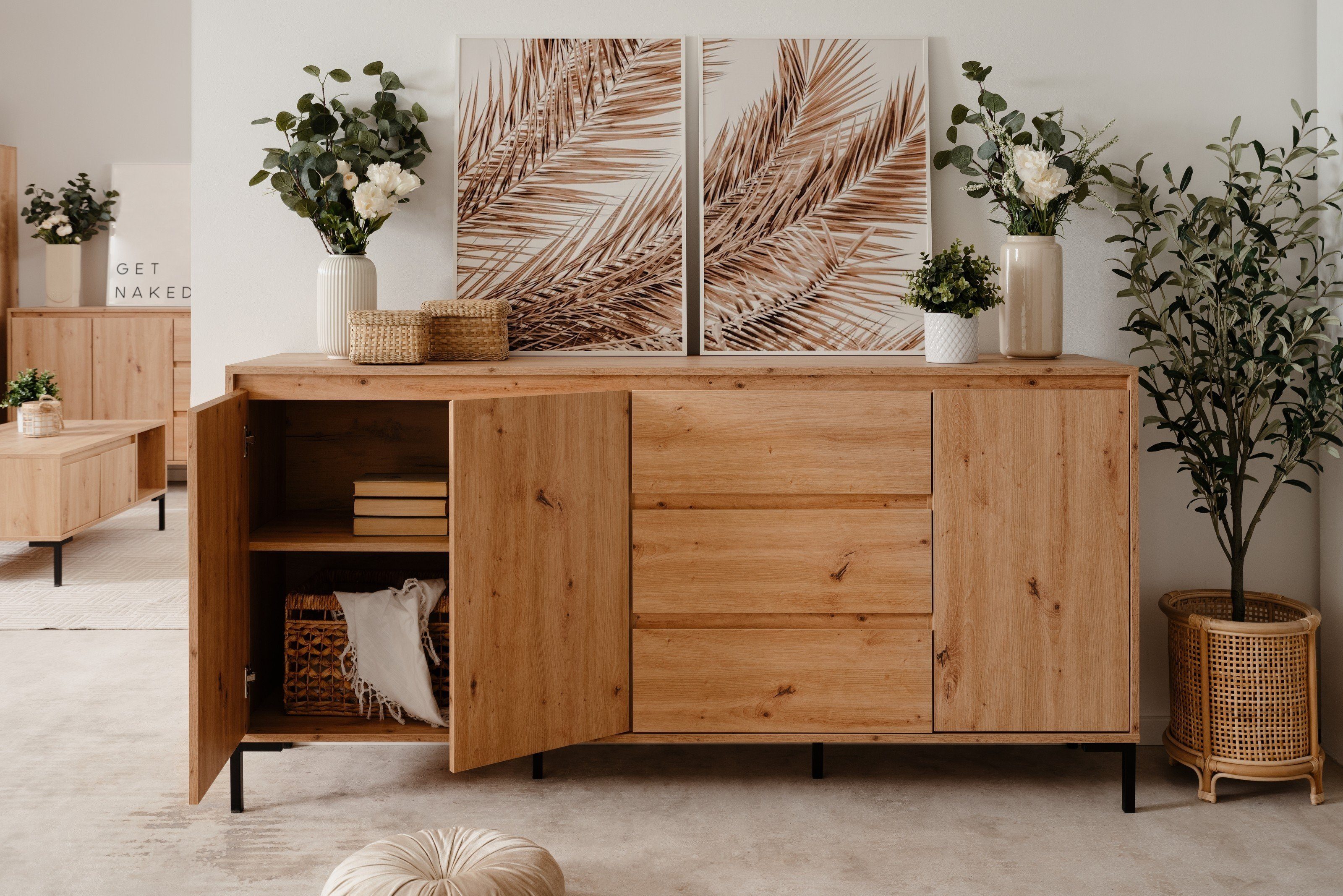 freiraum Sideboard Korsika, in Dekor Artisan Oak