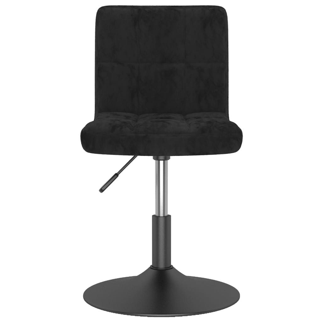 vidaXL Barhocker Barhocker Drehbar Schwarz Samt günstig online kaufen