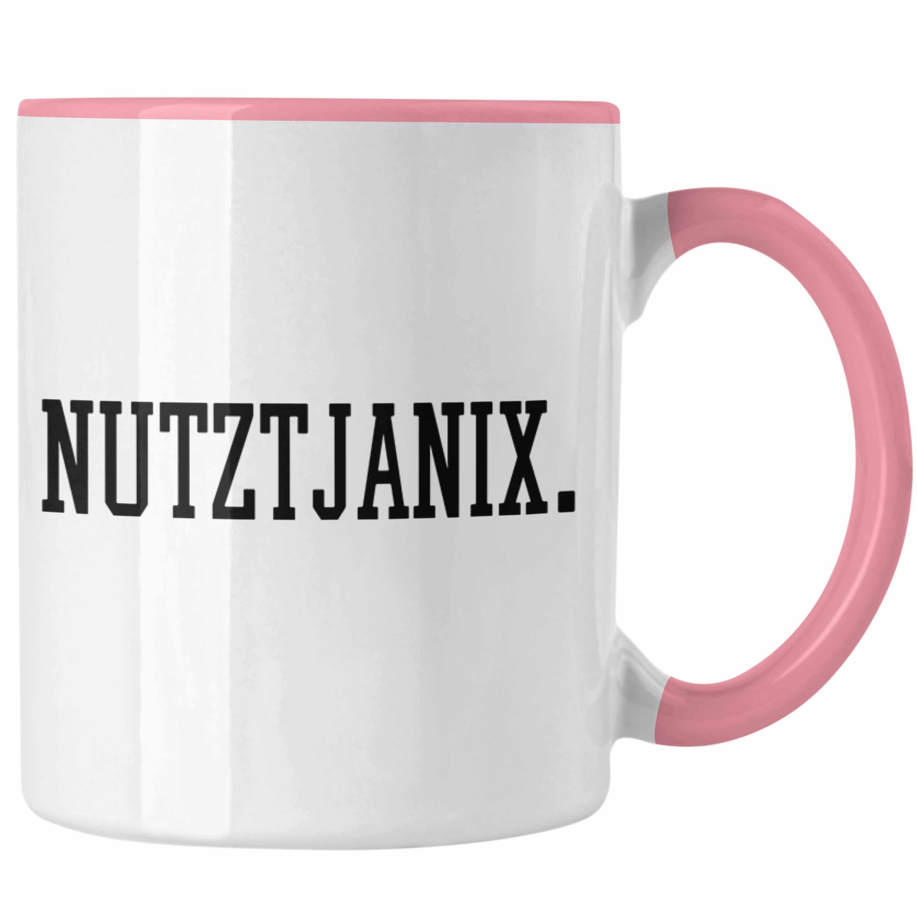 Trendation Tasse Ja Beste - Frauen Nutzt Freundin Kollegin Freundin Nix Lustiger Spruch Trendation Mutter Geschenk Rosa Tasse