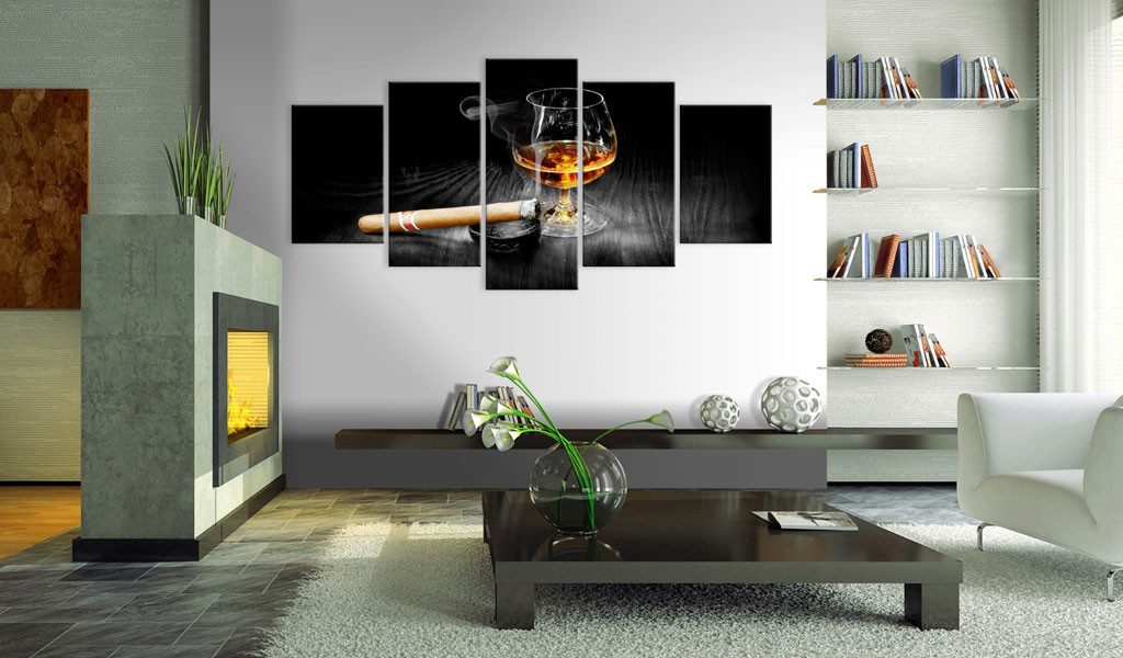 Artgeist Wandbild Moment of glory - black and white