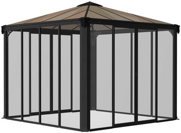 Palram - Canopia Pavillon Ledro 3000, mit 4 Seitenteilen, (Set), BxT: 295x295 cm