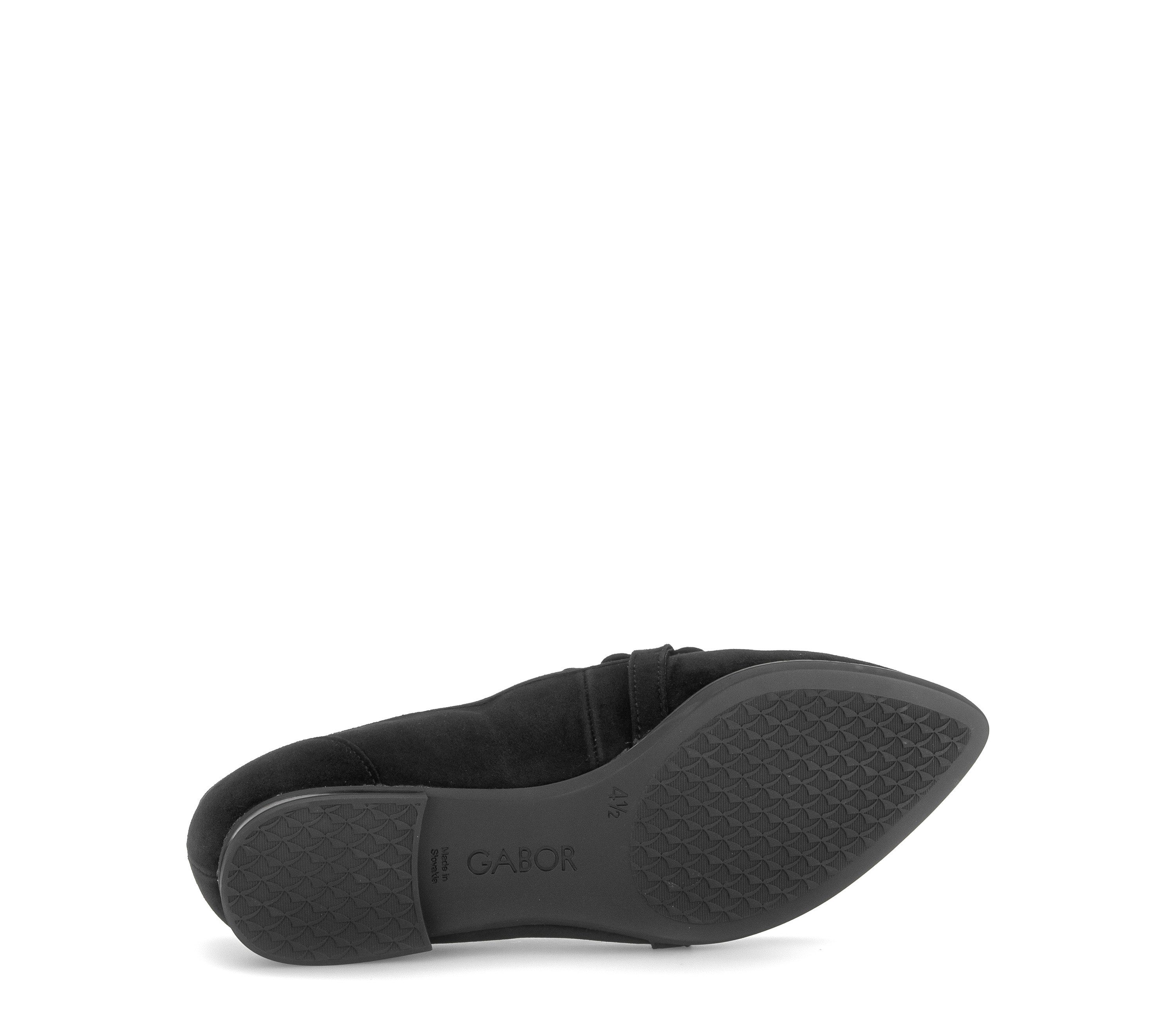 Gabor Slipper Blockabsatz, Pumps, Businessschuh mit eleganter Zierspange, G-Weite