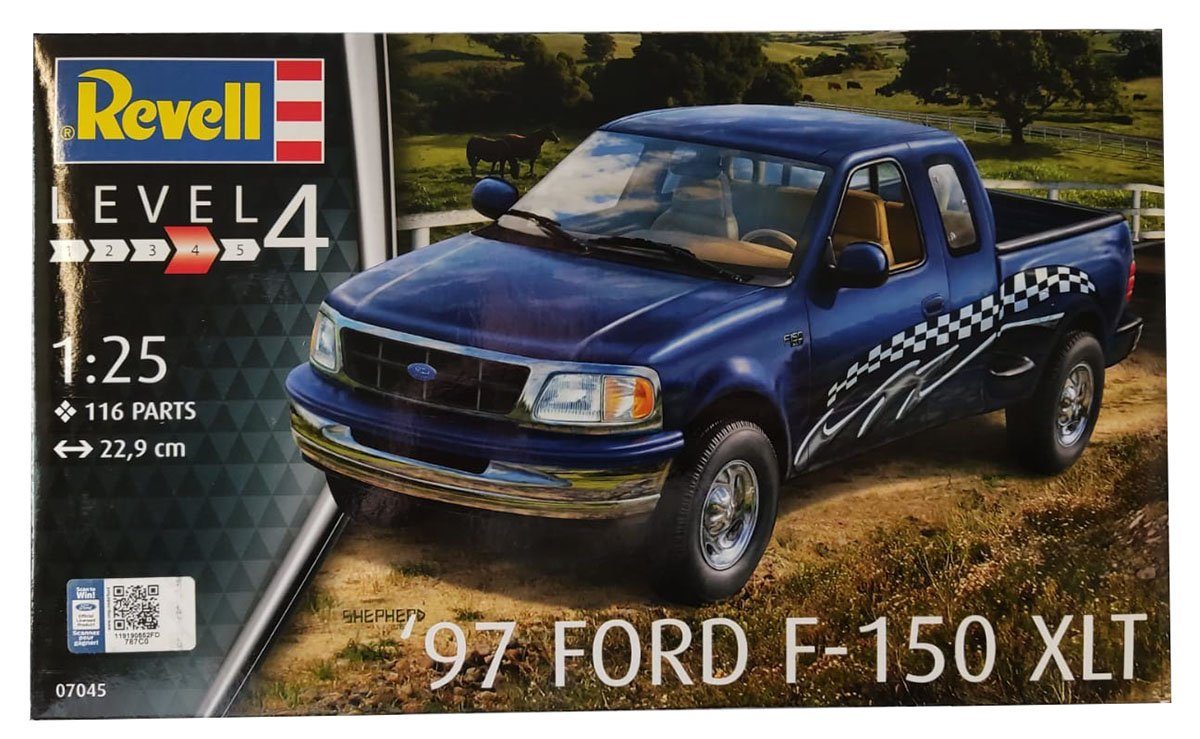 Revell® Modellauto Revell 07045 Modellbausatz 97' Ford F-150 XLT Gelä, Maßstab 1:25, (116-tlg)