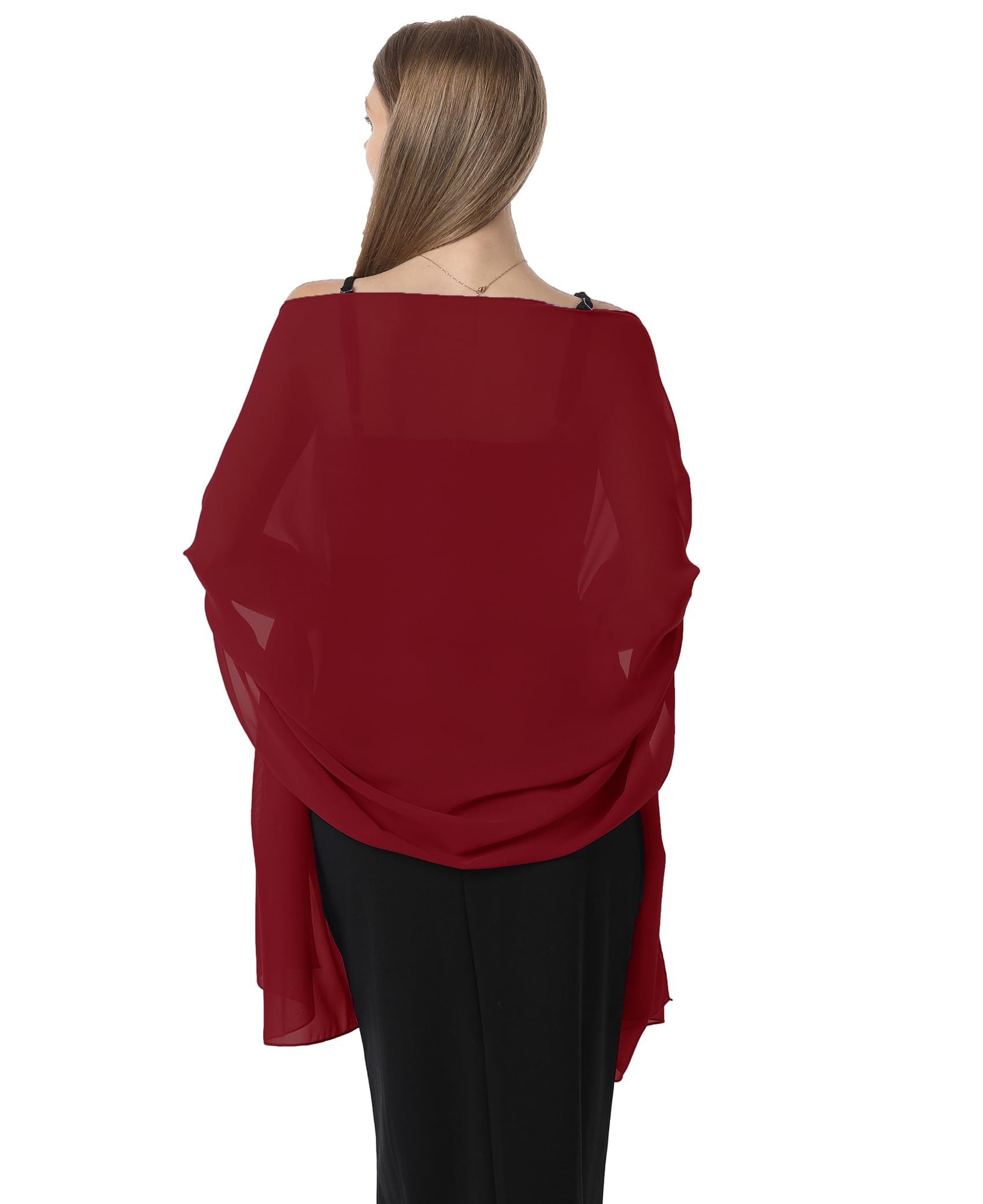 Bextsrack Modeschal Eleganter Chiffon-Schal für Damen – Weiche Stola, (1-St), für Abendkleider, Hochzeiten & festliche Anlässe