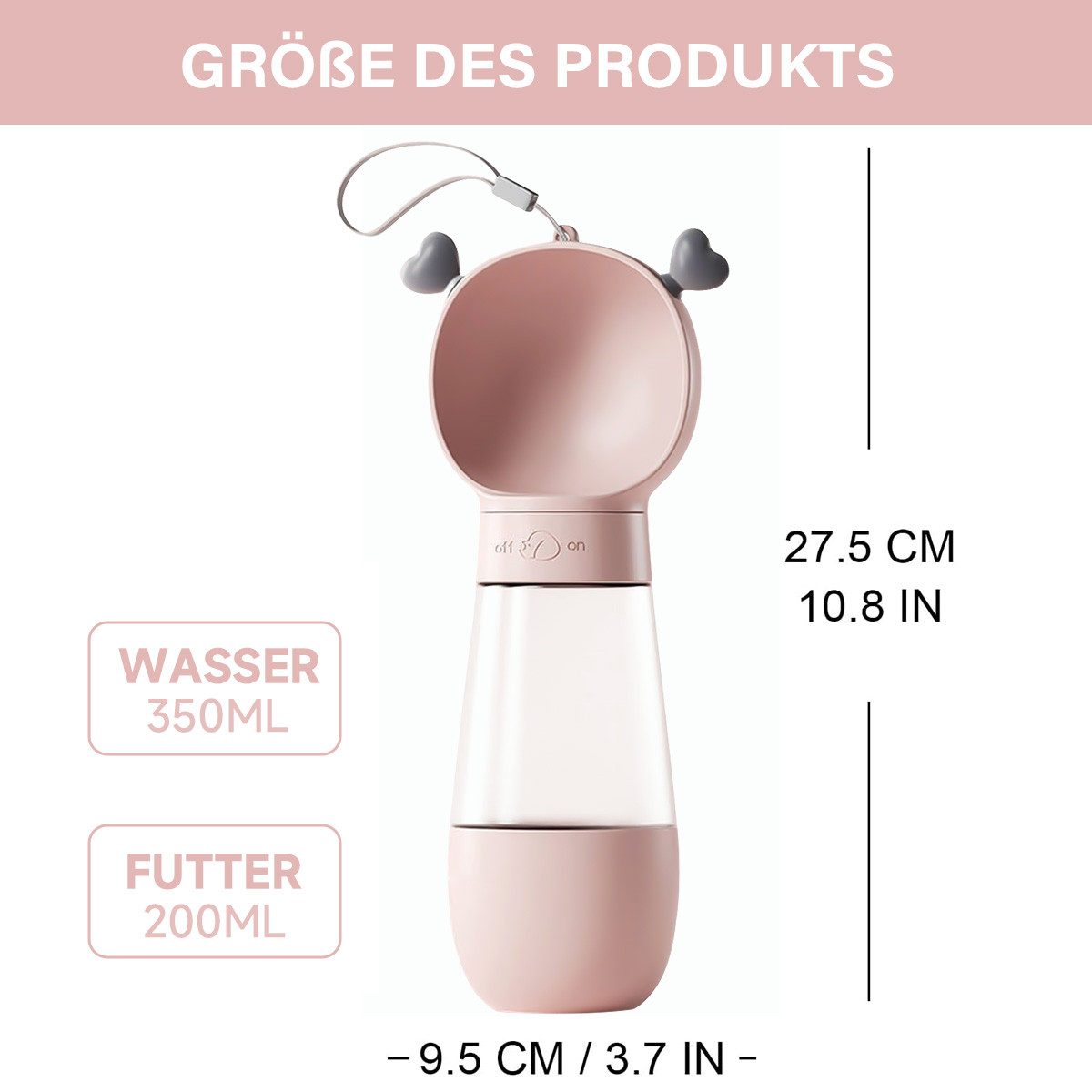 RWEUOQ Reisenapf Futterautomaten Outdoor-Haustierwasser- und Futterschale günstig online kaufen