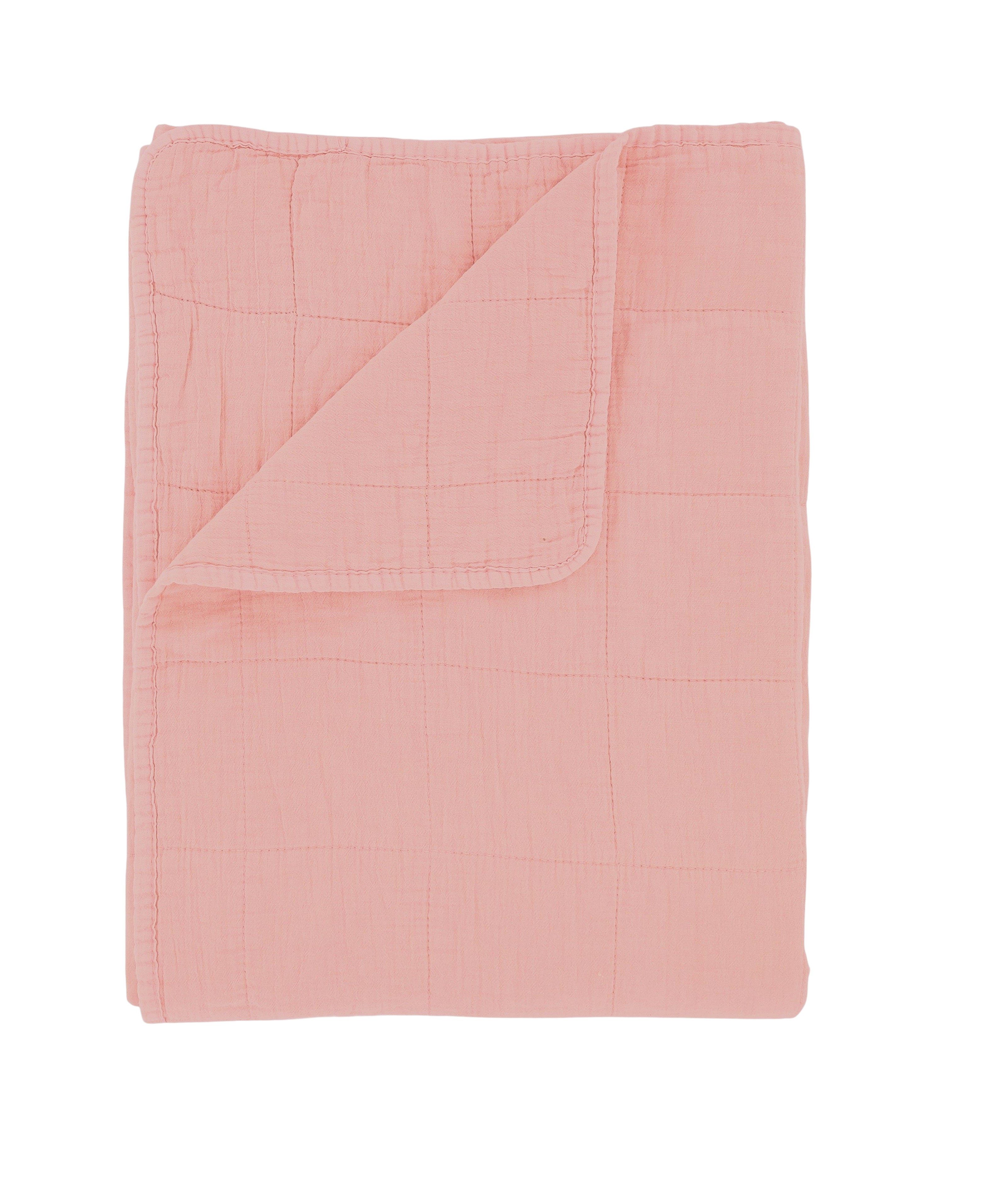 Chic Antique Tagesdecke Chic Antique - Decke Quilt Tagesdecke Kuscheldecke 180x130cm Rosa
