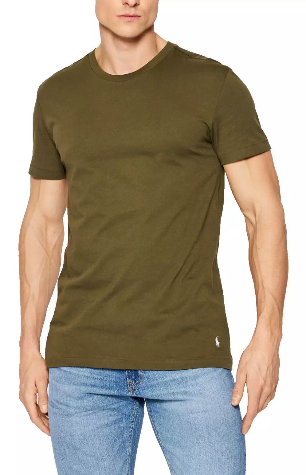 Polo Ralph Lauren T-Shirt 3er-Pack Custom Slim Fit Pony Gefertigt aus weich günstig online kaufen