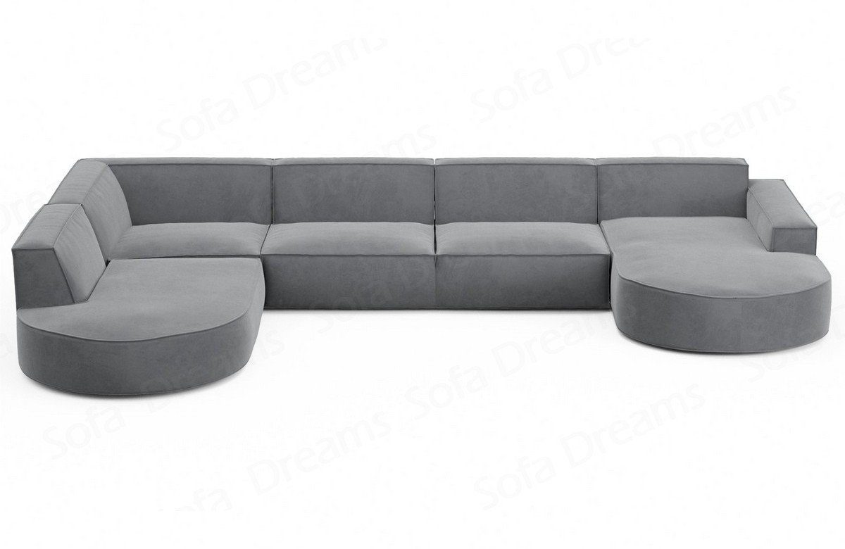 Sofa Dreams Wohnlandschaft Designer Stoff Sofa günstig online kaufen