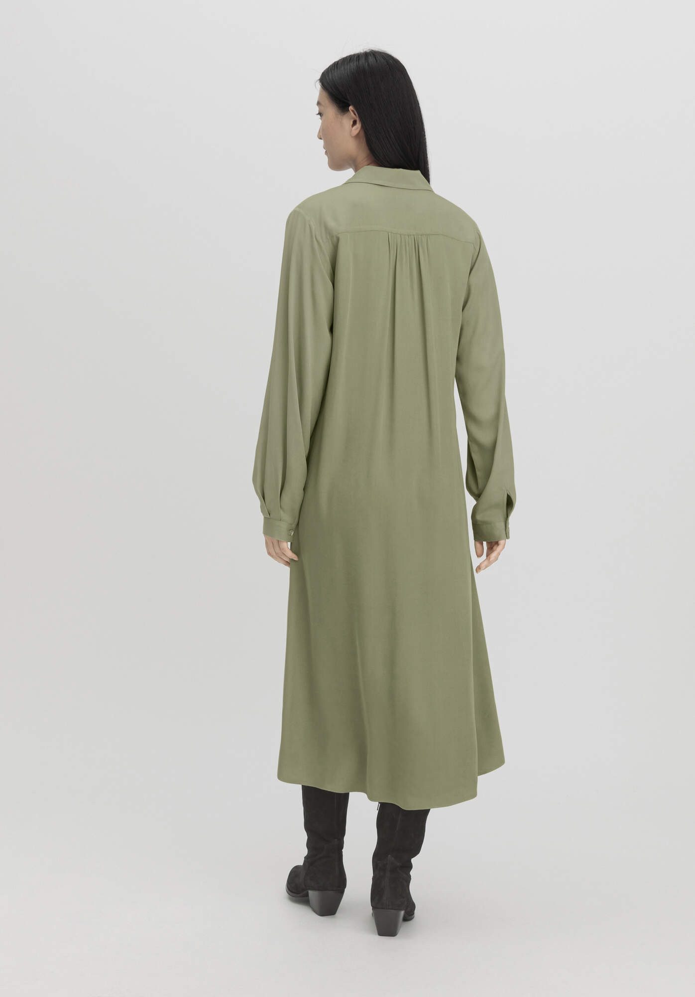 Hessnatur A-Linien-Kleid aus LENZING™ ECOVERO™ (1-tlg)