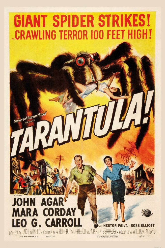 Poster Tarantula Kunstdruck Bild - Angriff Der Monsterspinne, 1955