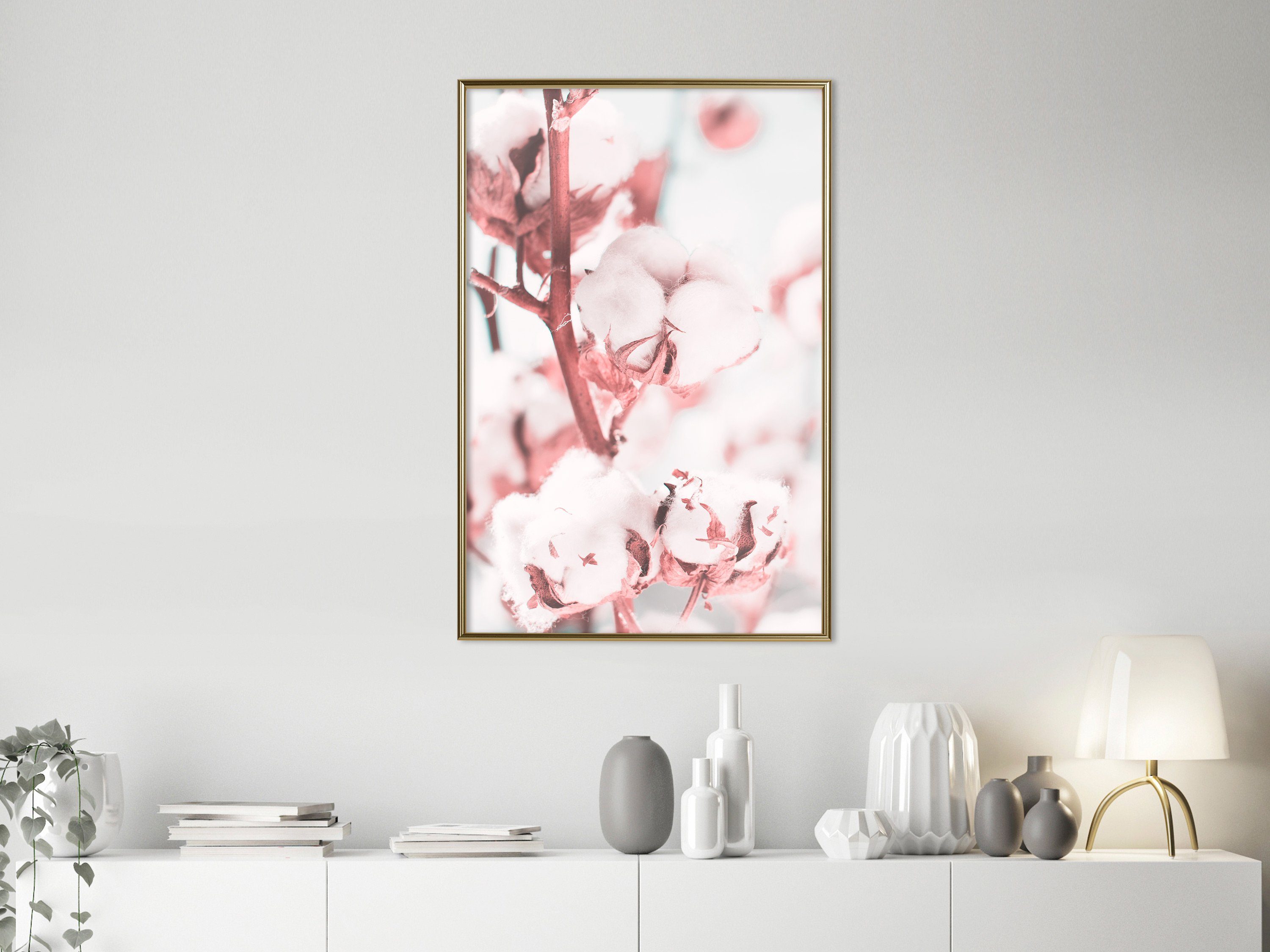 Artgeist Poster Blooming Cotton