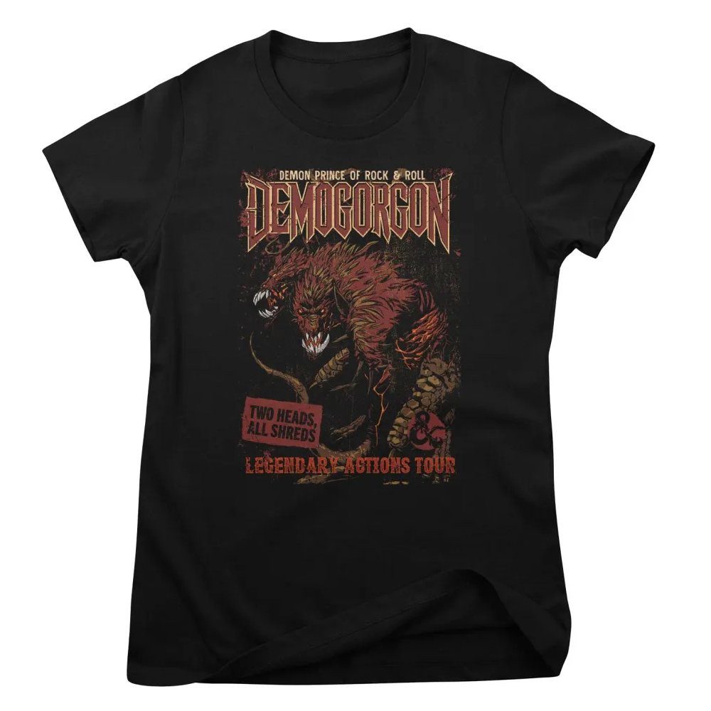 DUNGEONS & DRAGONS T-Shirt Demogorgon - Prince OF Rock & Roll Girly Tee