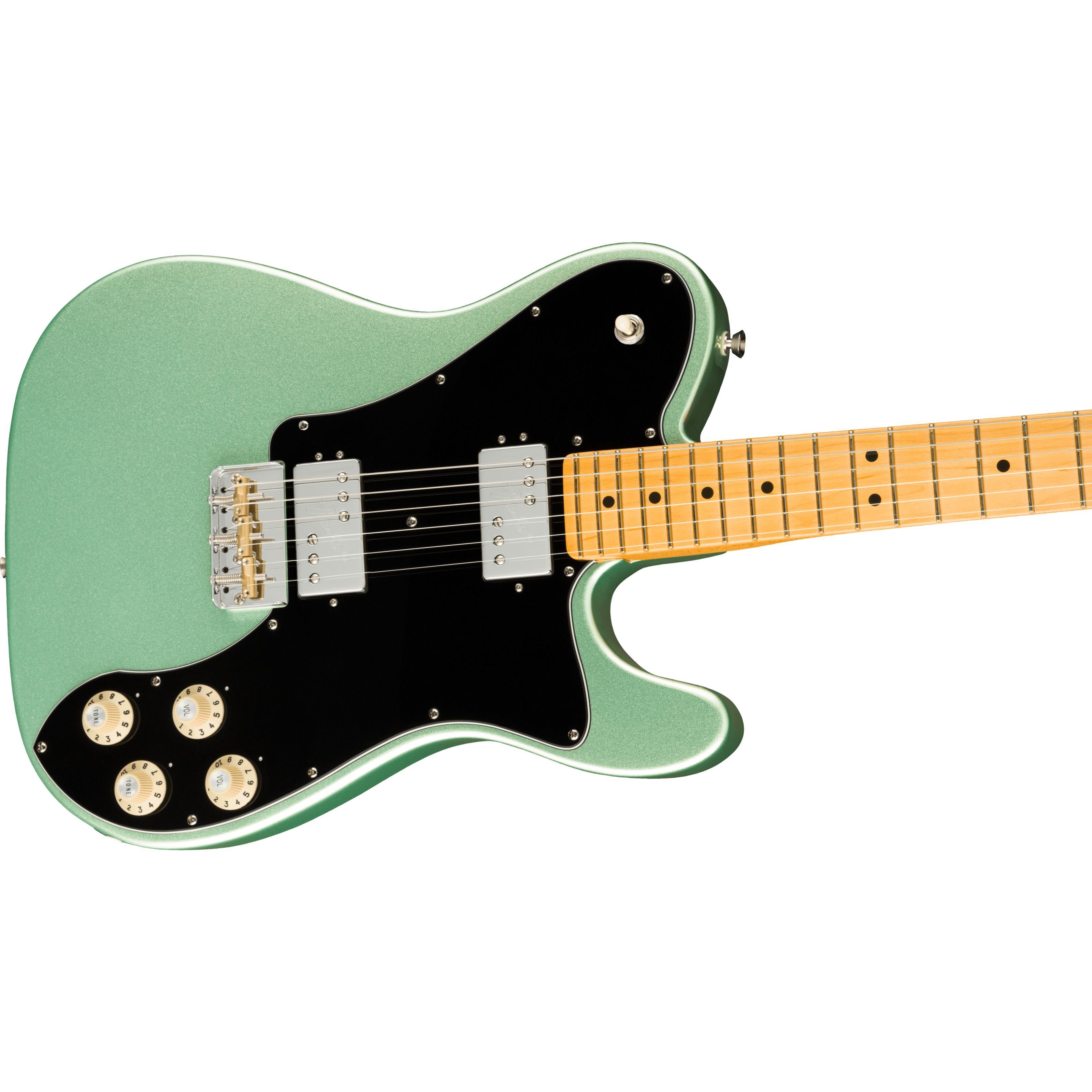 Fender E-Gitarre, E-Gitarren, T-Modelle, American Professional II Telecaster Deluxe MN Mystic Surf Green -