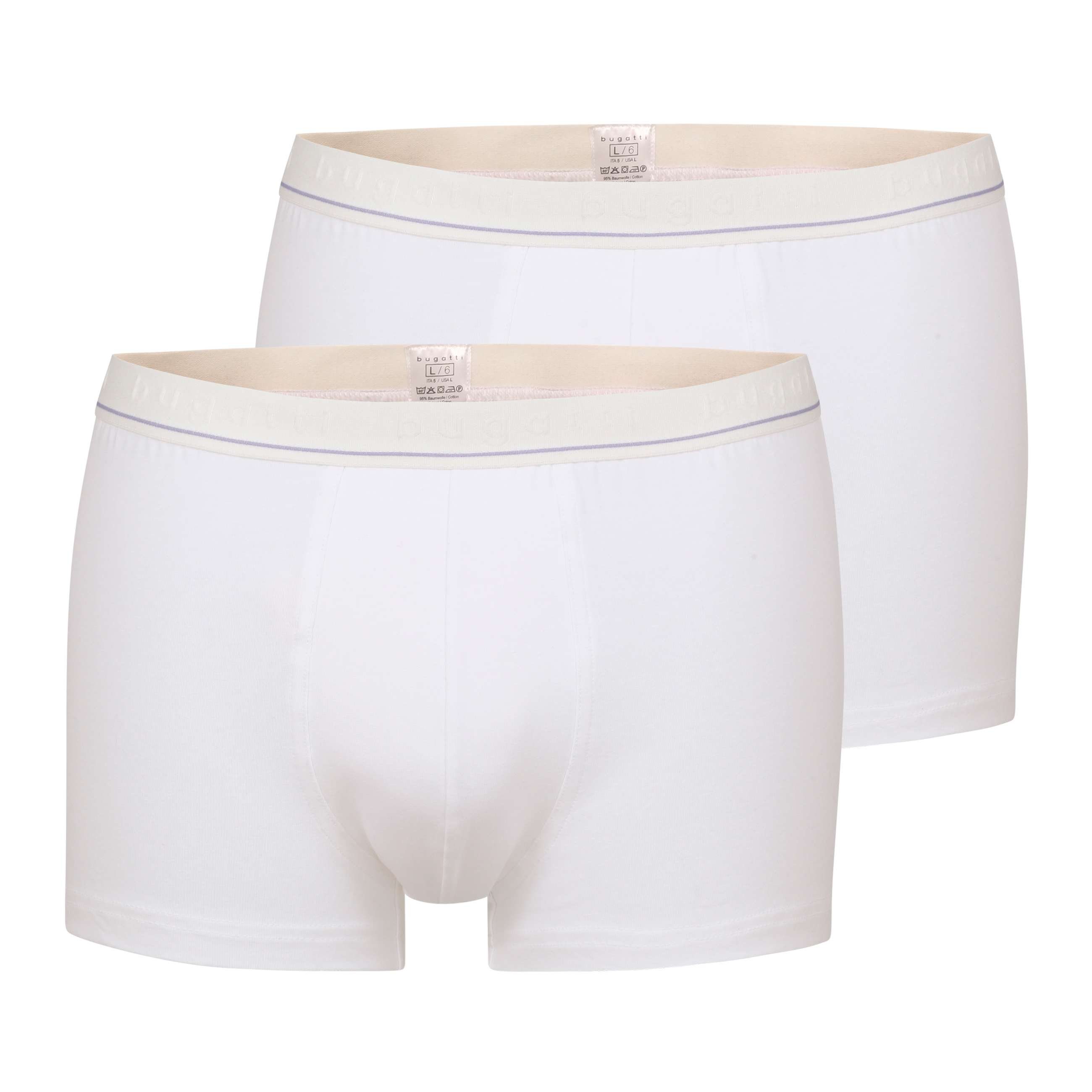 bugatti Boxershorts BUGATTI Herren Pants weiß günstig online kaufen