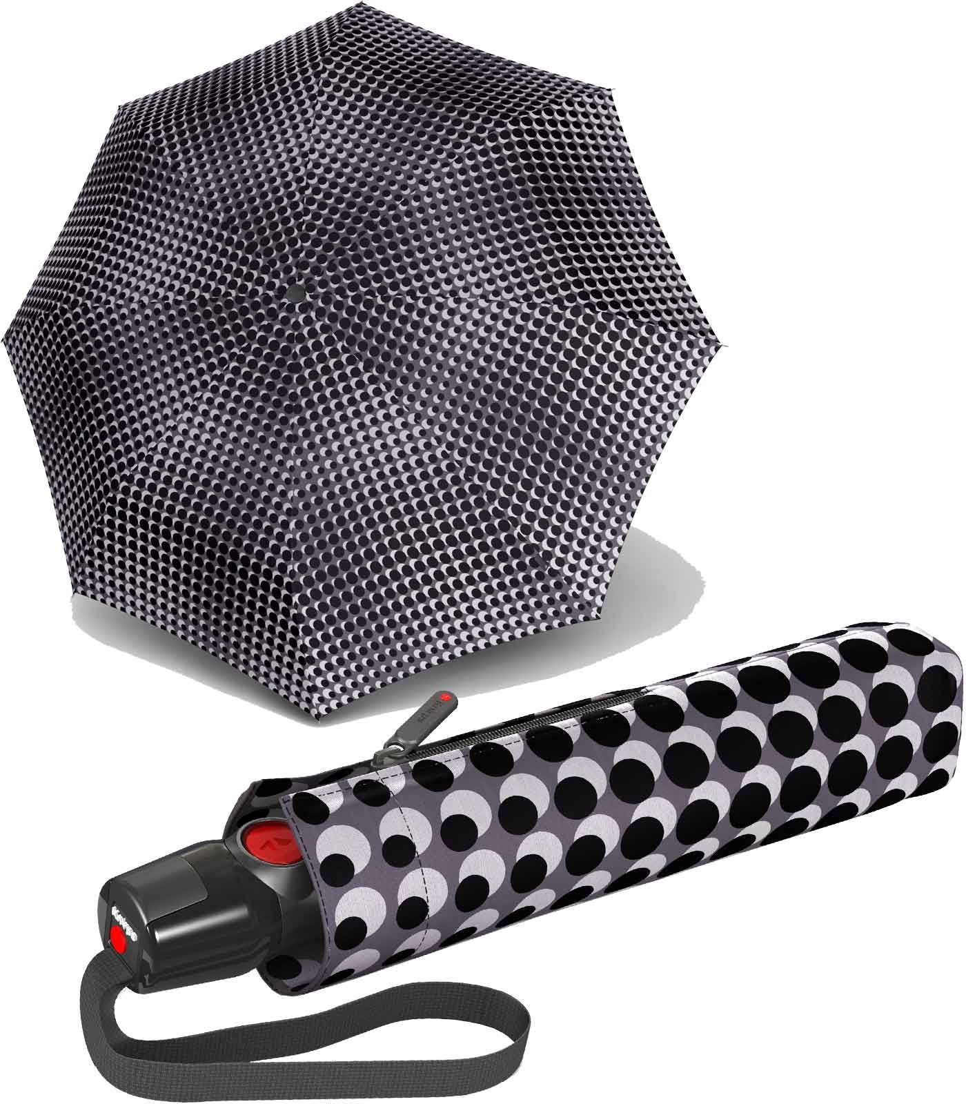 Knirps® Langregenschirm leichter, besonders Auf-Zu-Automatik, den Fiberglas Sun Speichen Schirm durch Rock haltbar mit stabiler in
