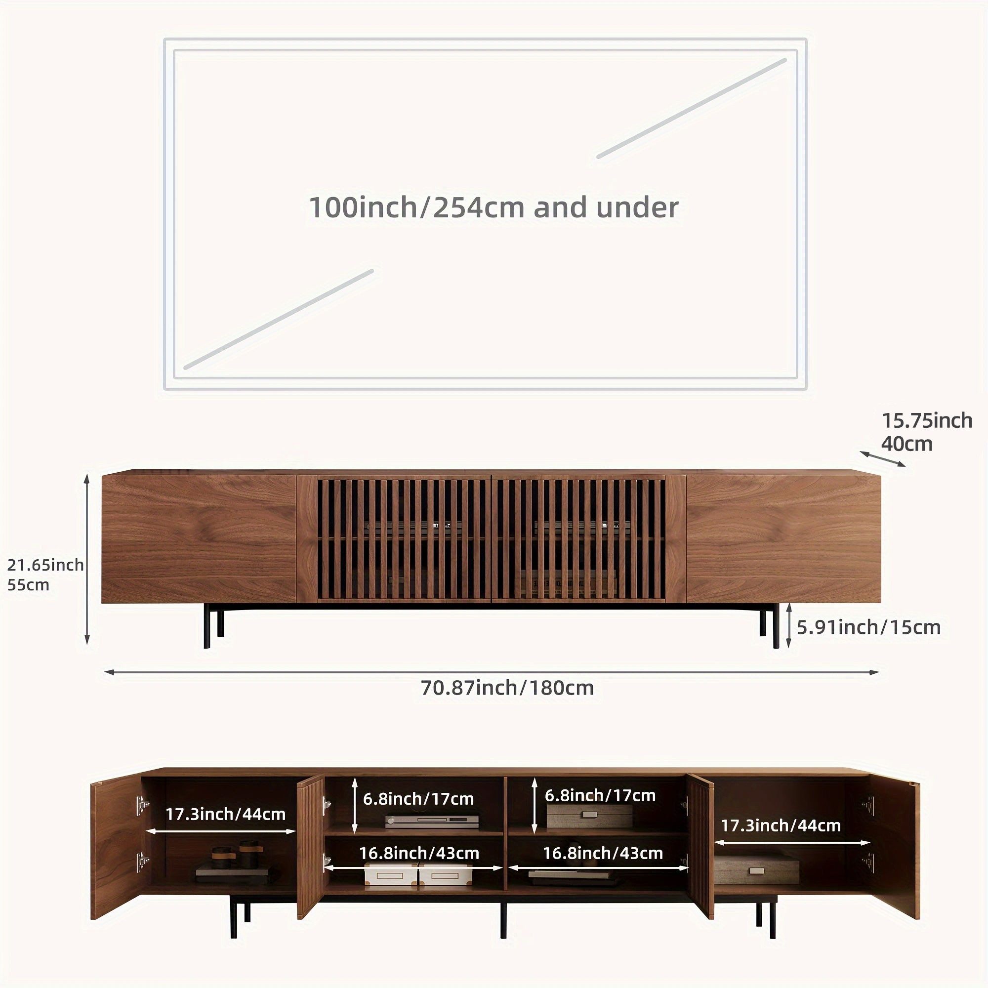 OLEY LUCK LIVE TV-Board aus Holz mit viel Stauraum und Retro-Charme (1 St., günstig online kaufen