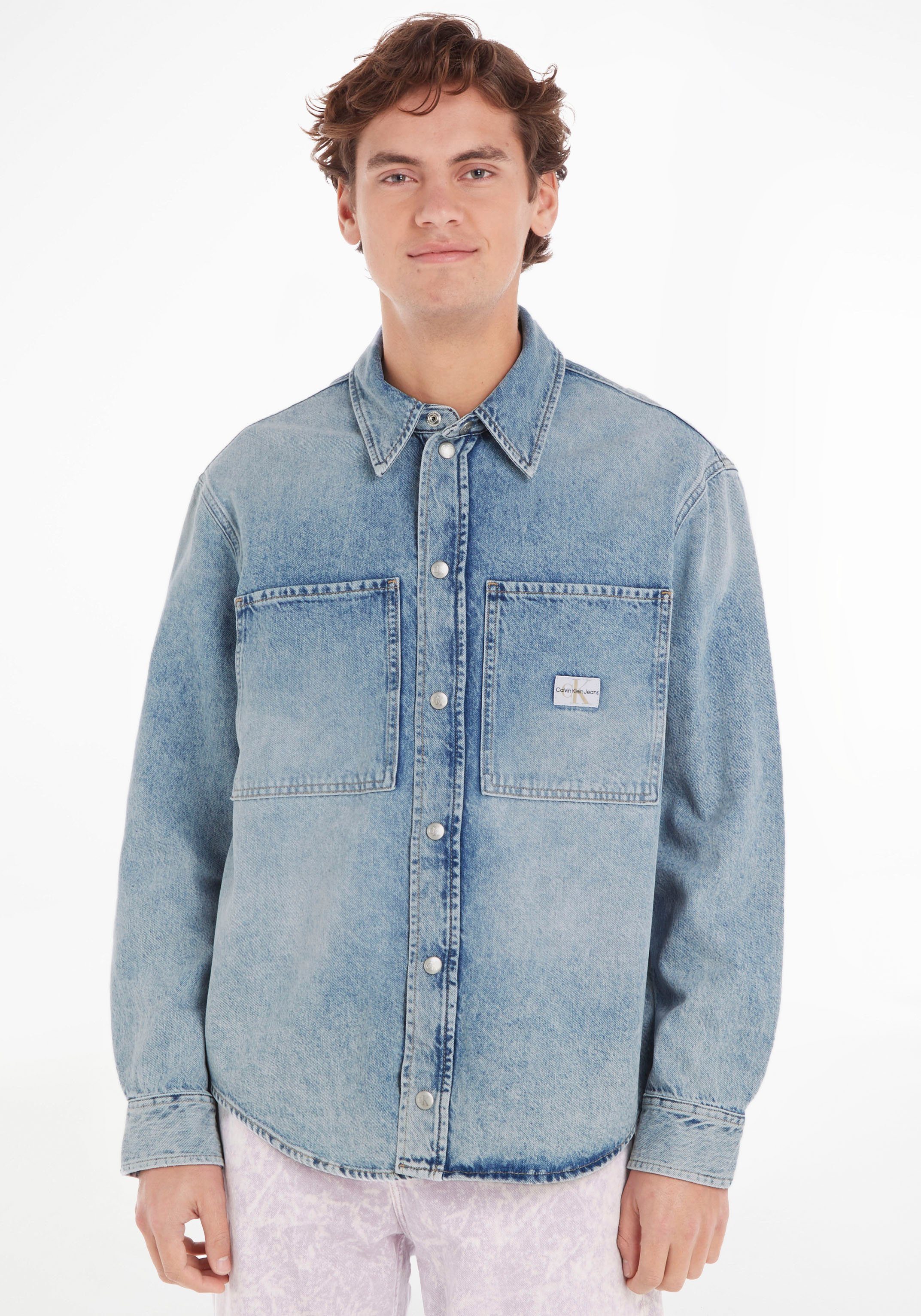 Calvin Klein Jeans Jeanshemd RELAXED LINEAR DENIM SHIRT