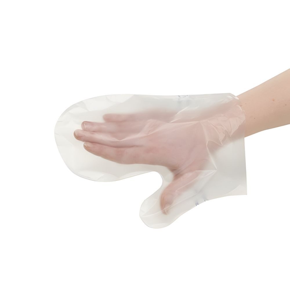 Einweghandschuhe Fäustling Handschuhe, Clean Hands transparent 100 Stk
