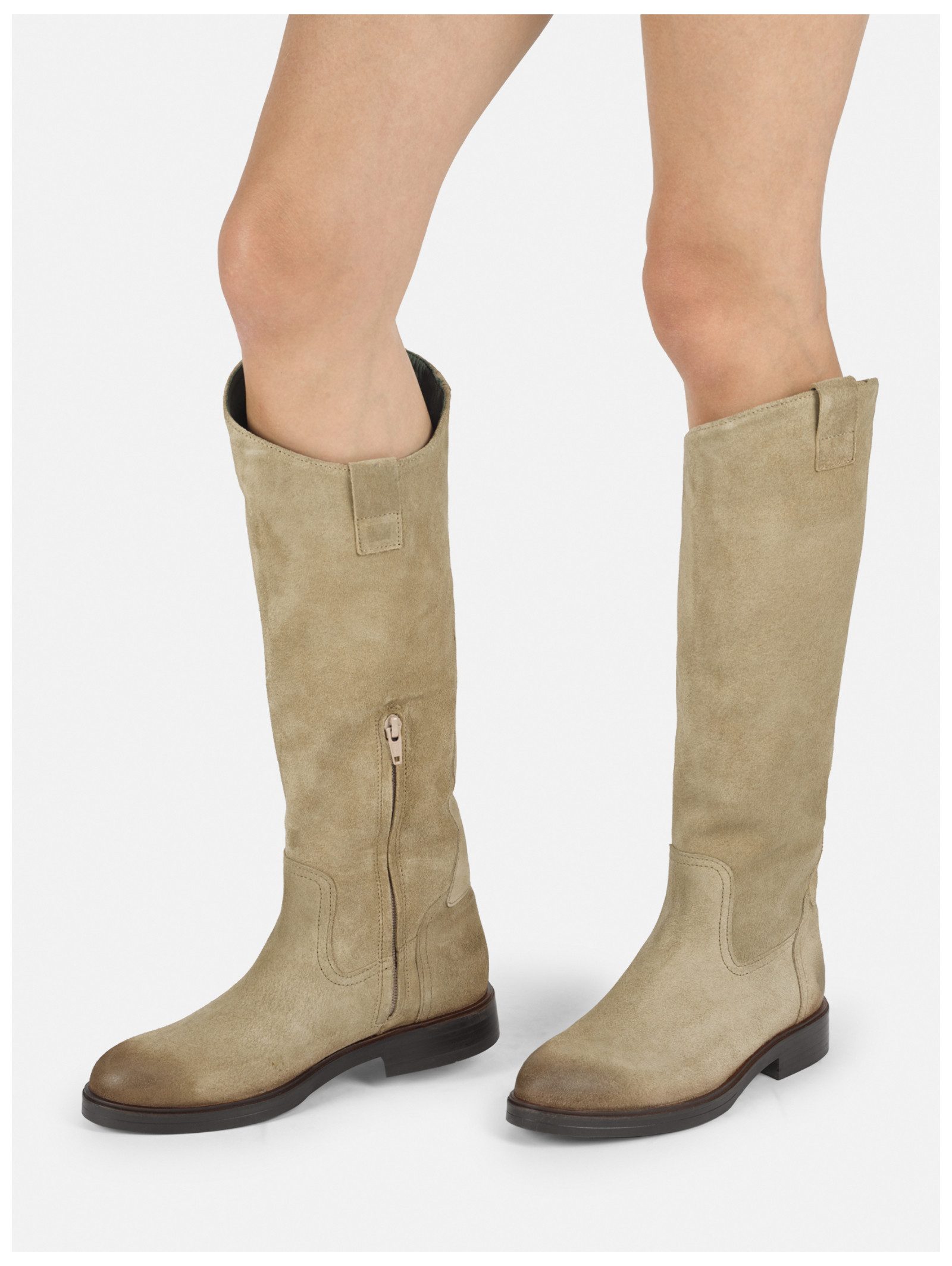 Felmini Stiefel Veloursleder . Stiefel