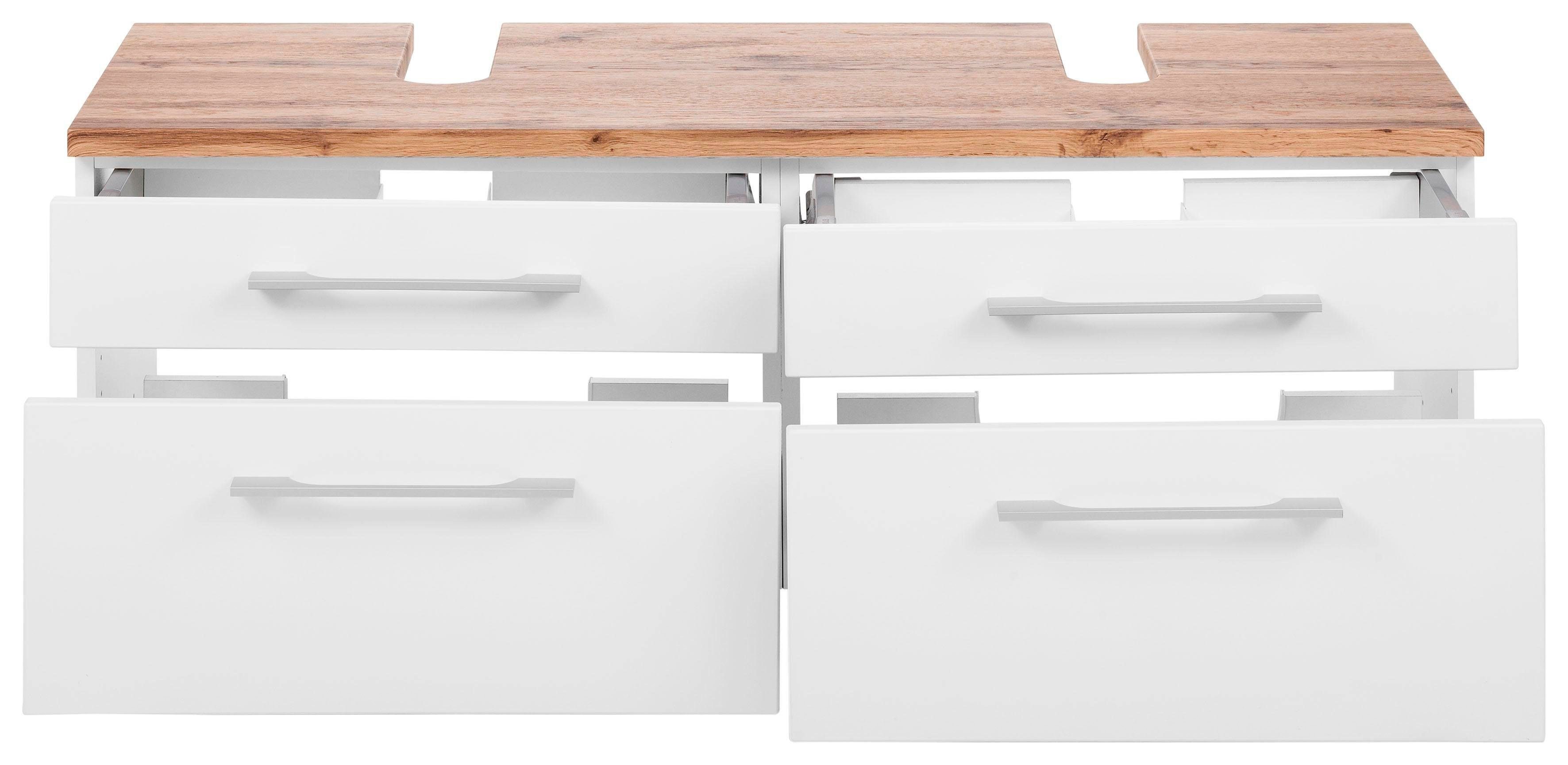 welltime Waschbeckenunterschrank Davos Breite 120 cm