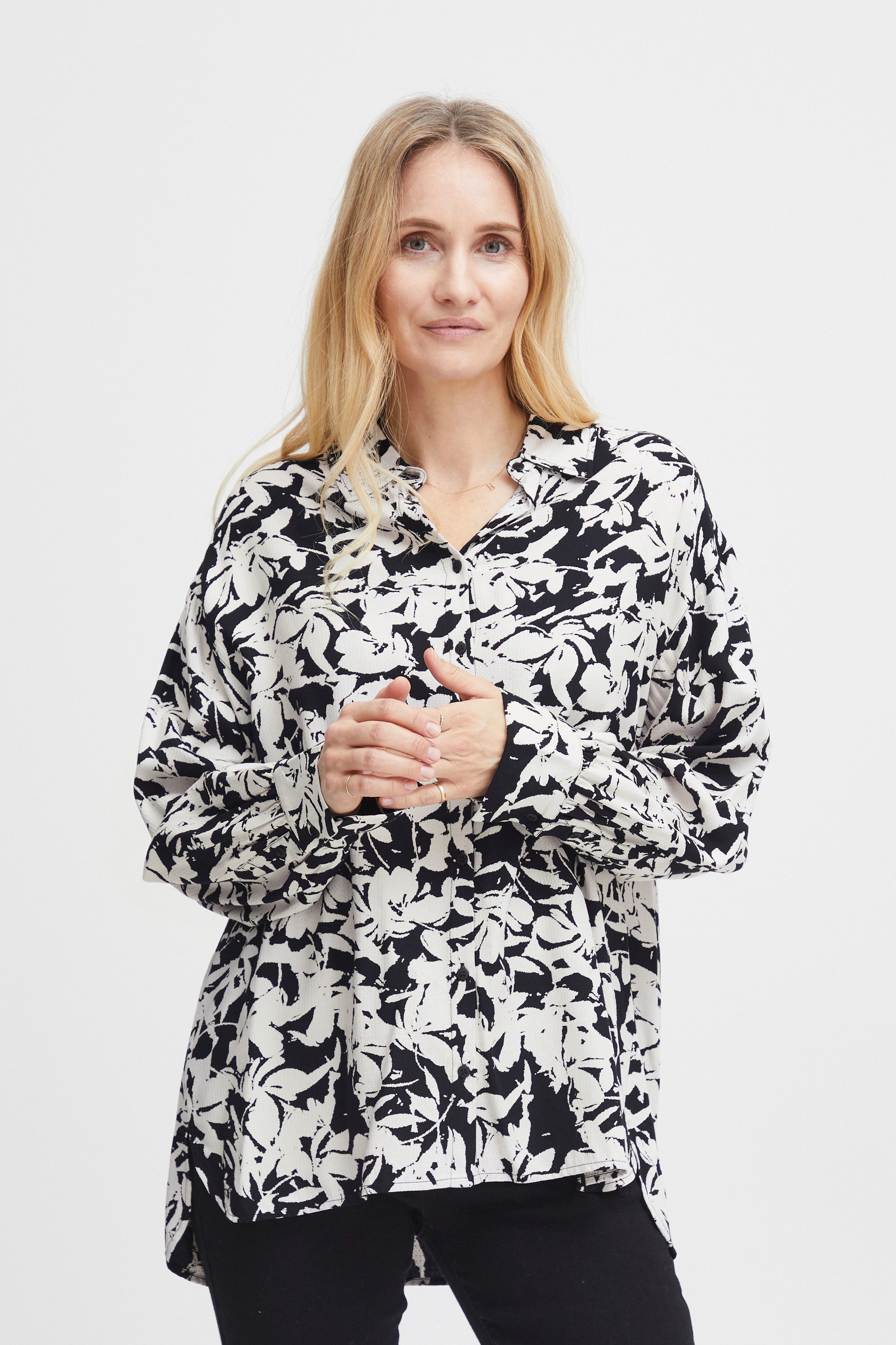 fransa Langarmbluse FRCina