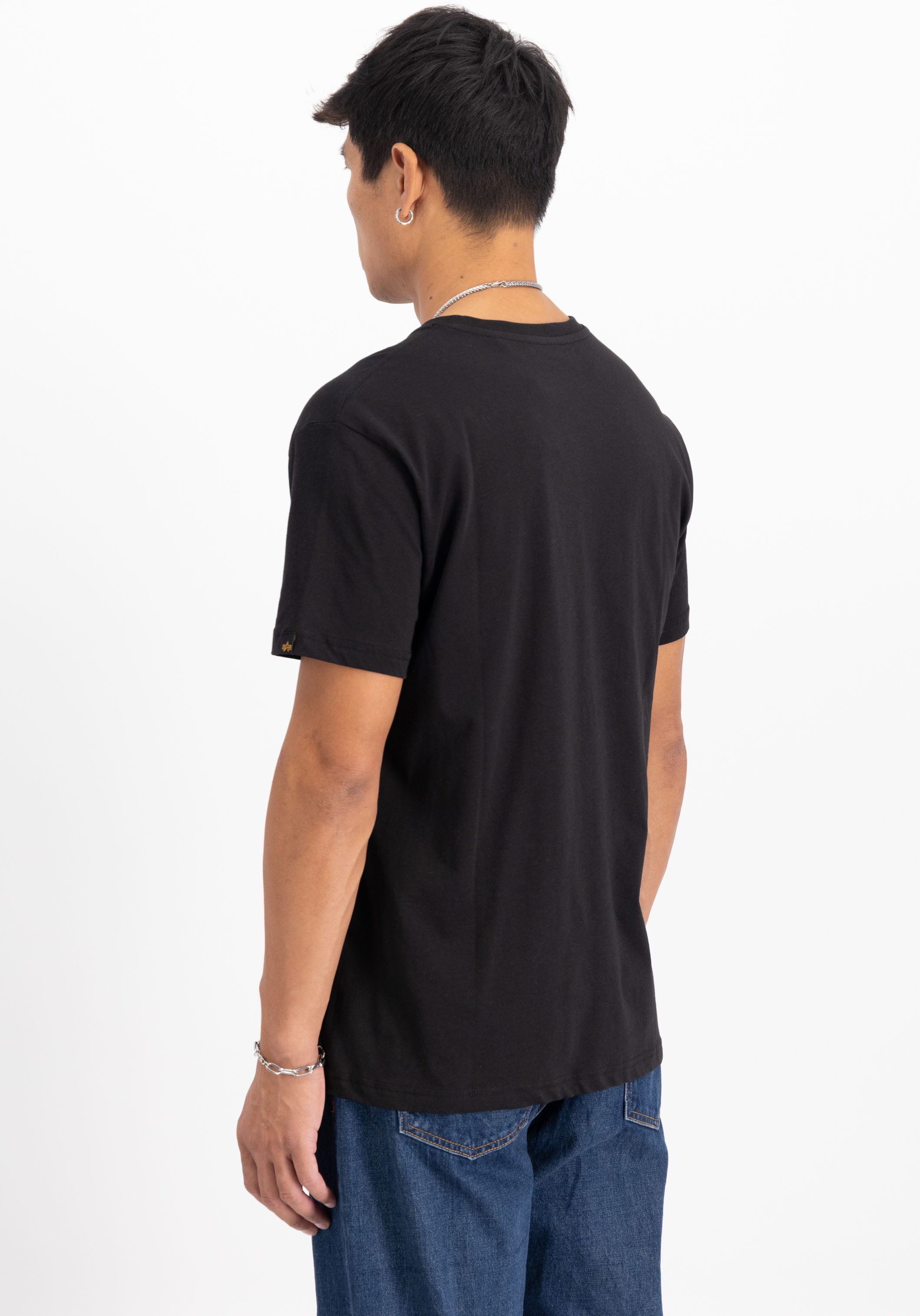 Alpha Industries Rundhalsshirt Basic T Small Logo 2 Pack (Set, 2-tlg)