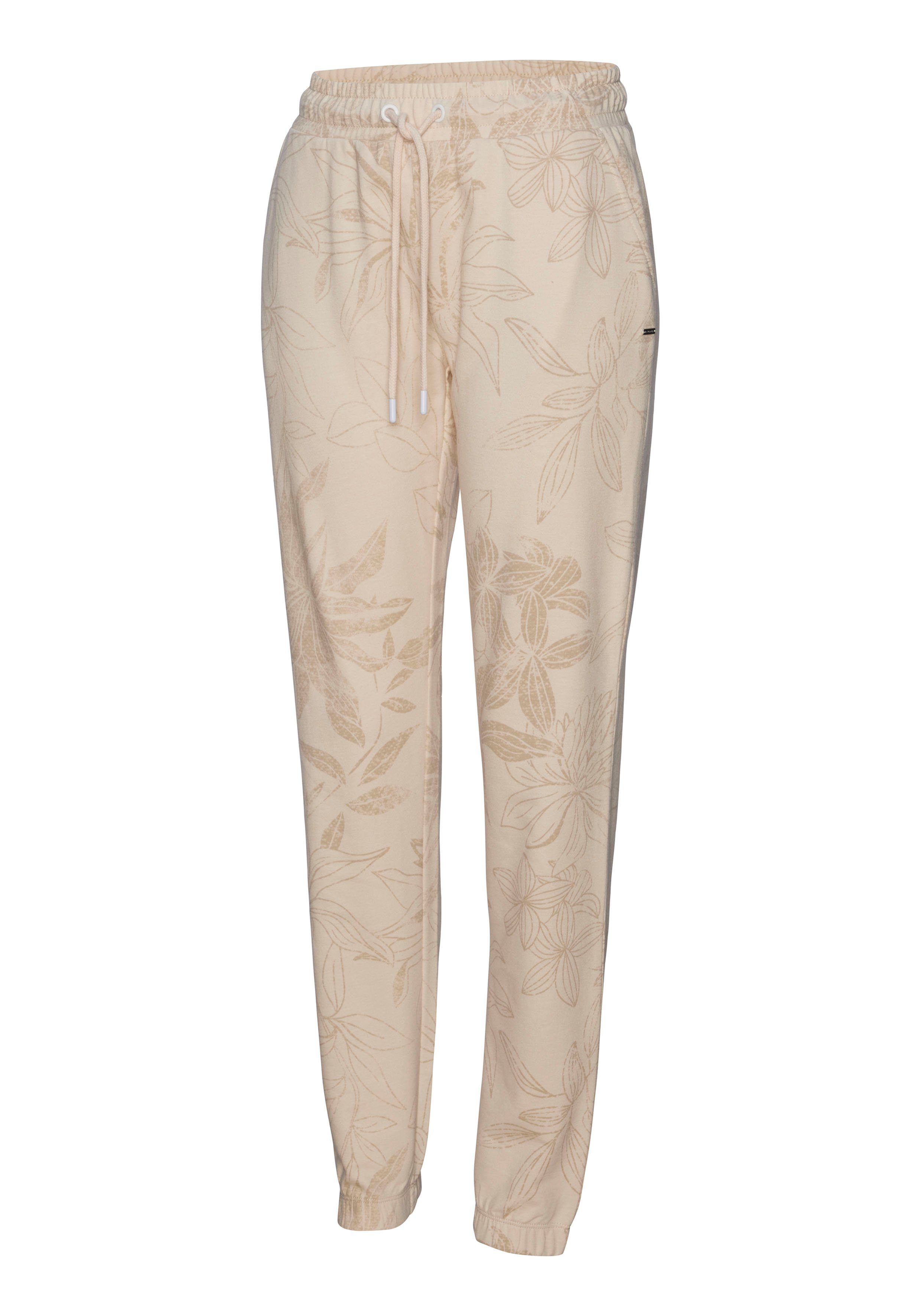 LASCANA Loungehose mit floralem Alloverdruck, Loungewear