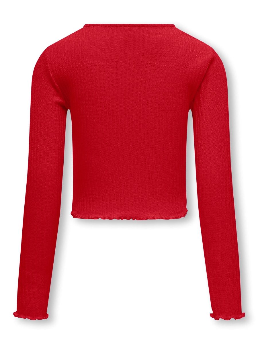 KIDS ONLY Langarmshirt KOGNELLA L/S O-NECK (1-tlg) gerippt – Bild 2 von 3