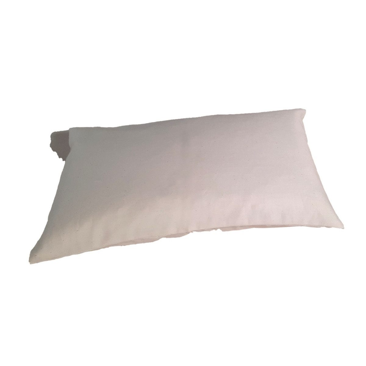 speltex Kissenbezug für Nackenkissen aus Bio Baumwoll Satin, (1 Stück), mit Hotelverschluss