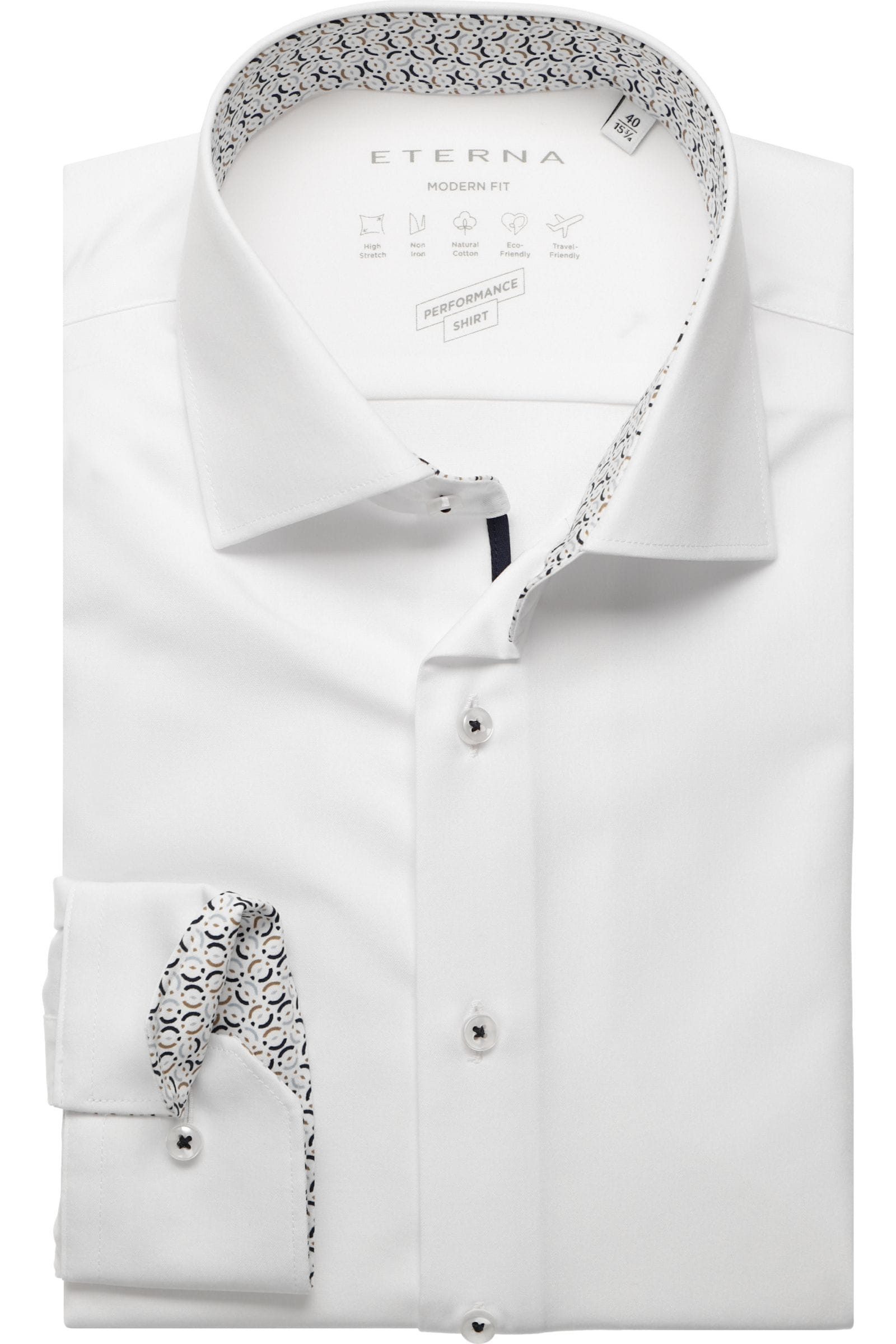 Eterna Businesshemd Hemd 4154 X14K - Basic Langarm Hemd - Herren Hemd