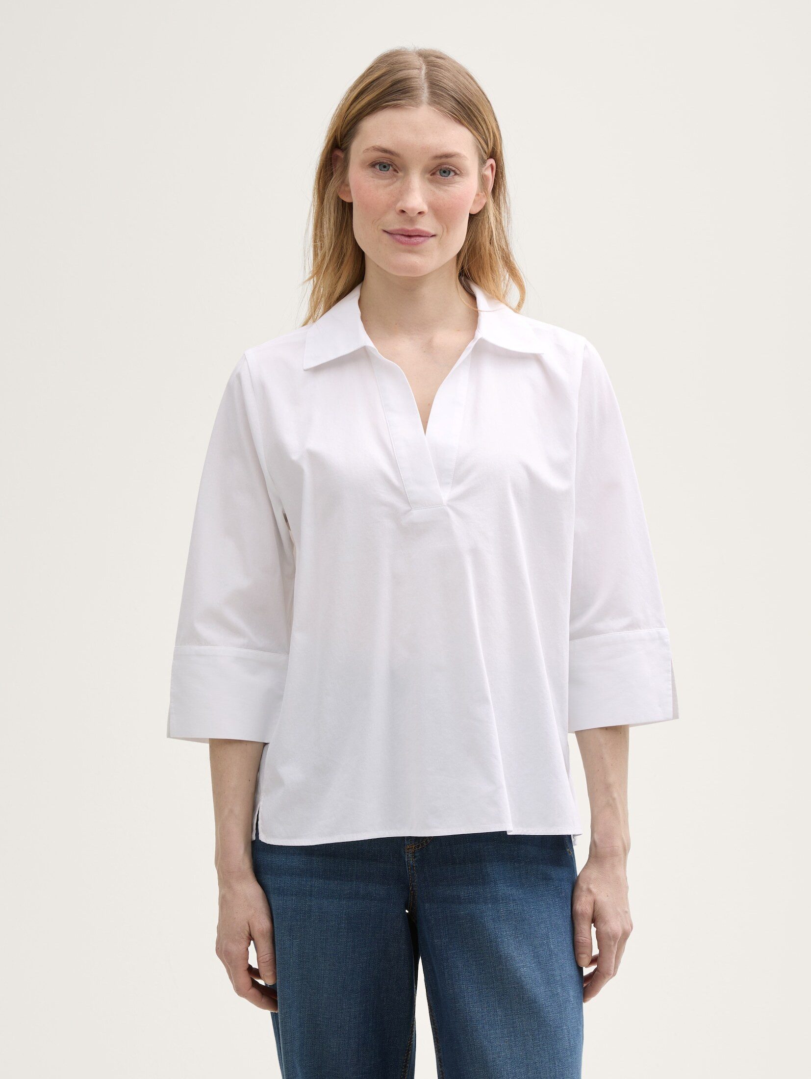 TOM TAILOR Langarmbluse Loose Fit Bluse günstig online kaufen