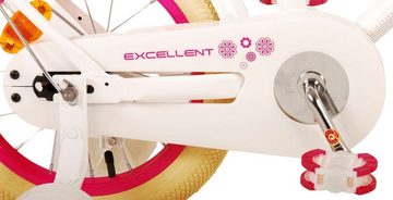 Volare Kinderfahrrad - Excellent - Mädchen - 12 oder 14 Zoll- bis 60kg - Rücktrittbremse, 85% zusammengebaut, 3 - 4,5 Jahre, Luftbereifung