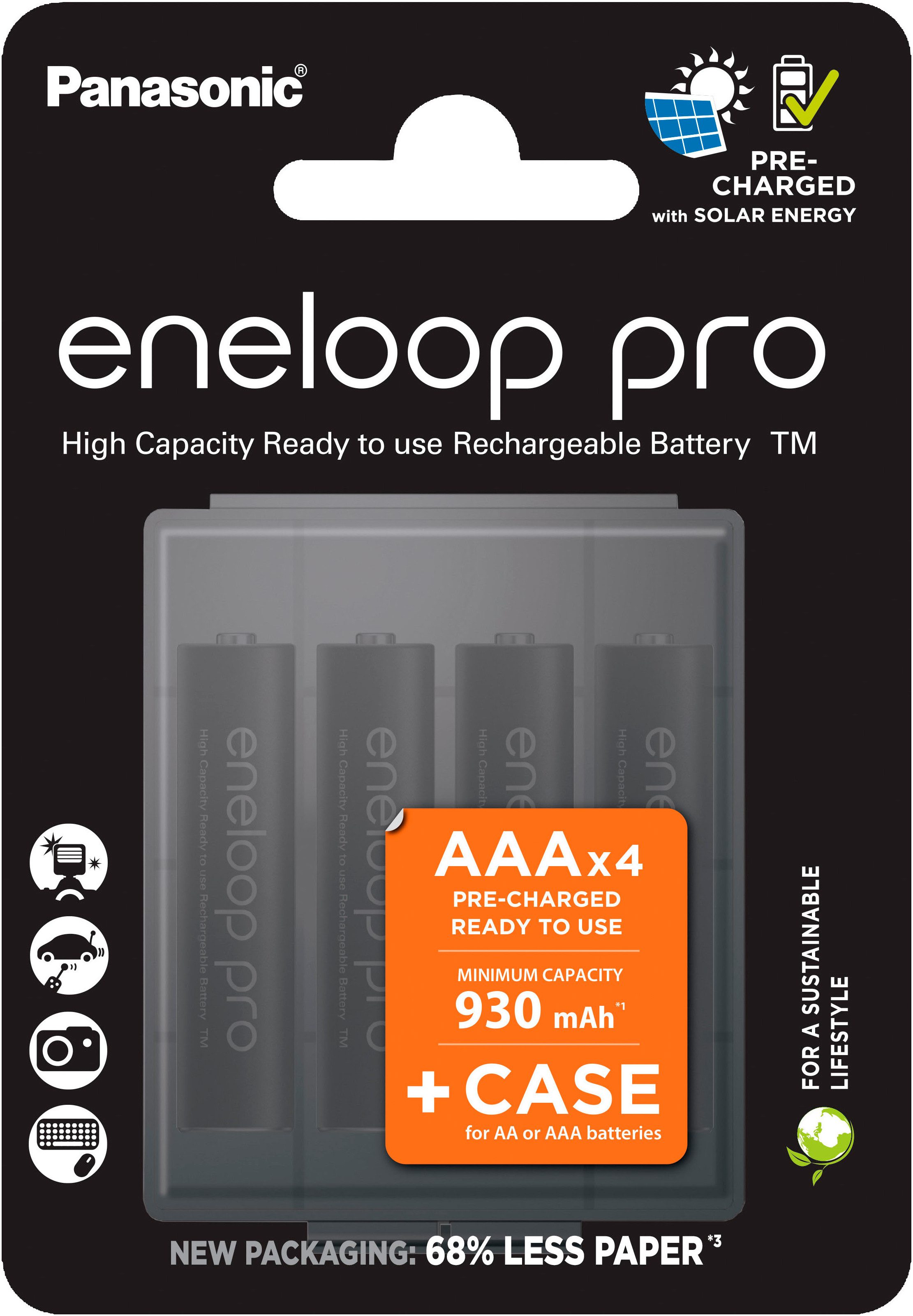 Eneloop pro AAA Akkupacks