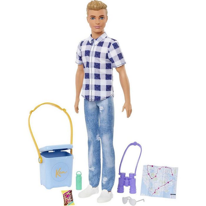 Mattel® Anziehpuppe Barbie Abenteuer zu zweit Ken Camping-Puppe und