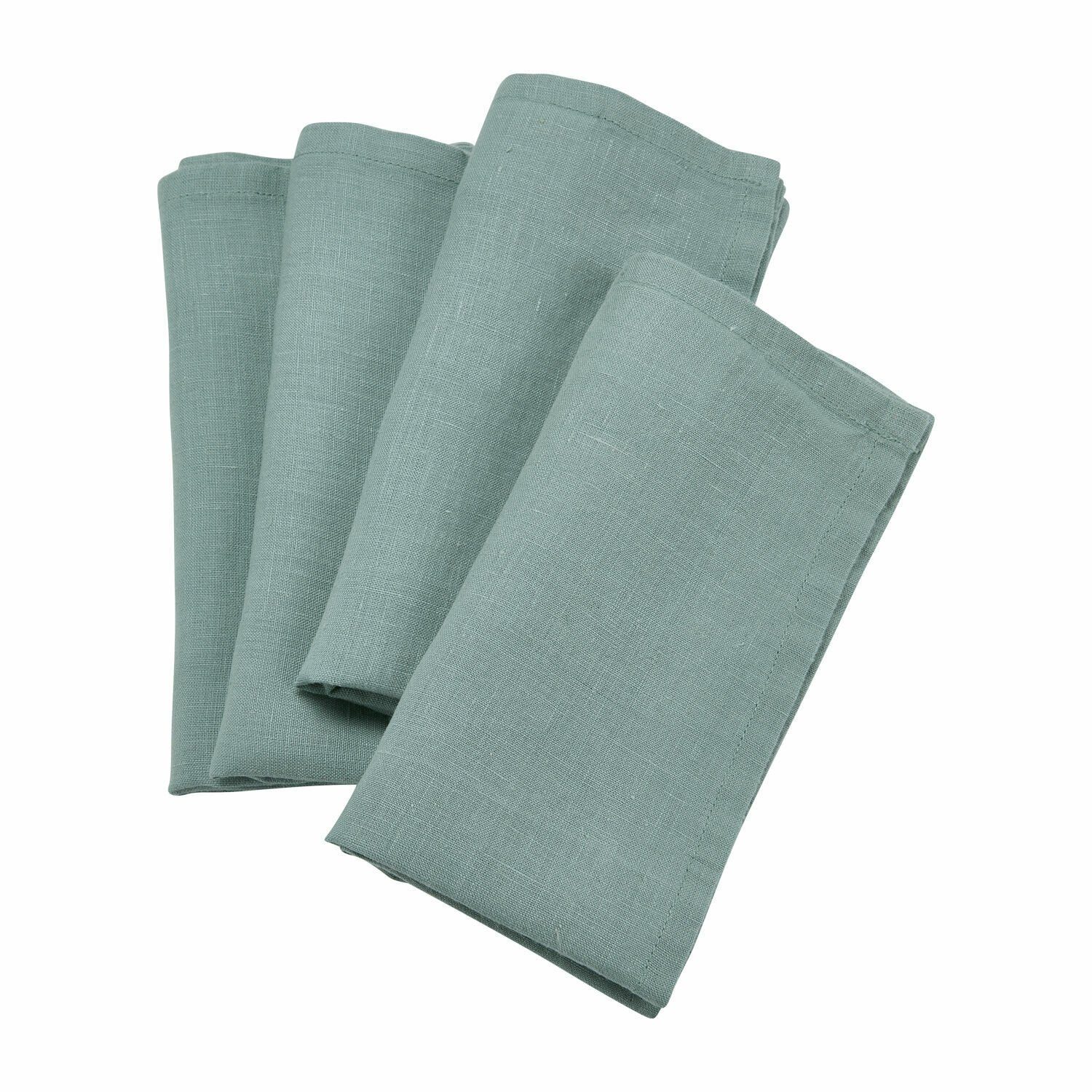 Mirabeau Stoffserviette Serviette 4er Set Ghis grün