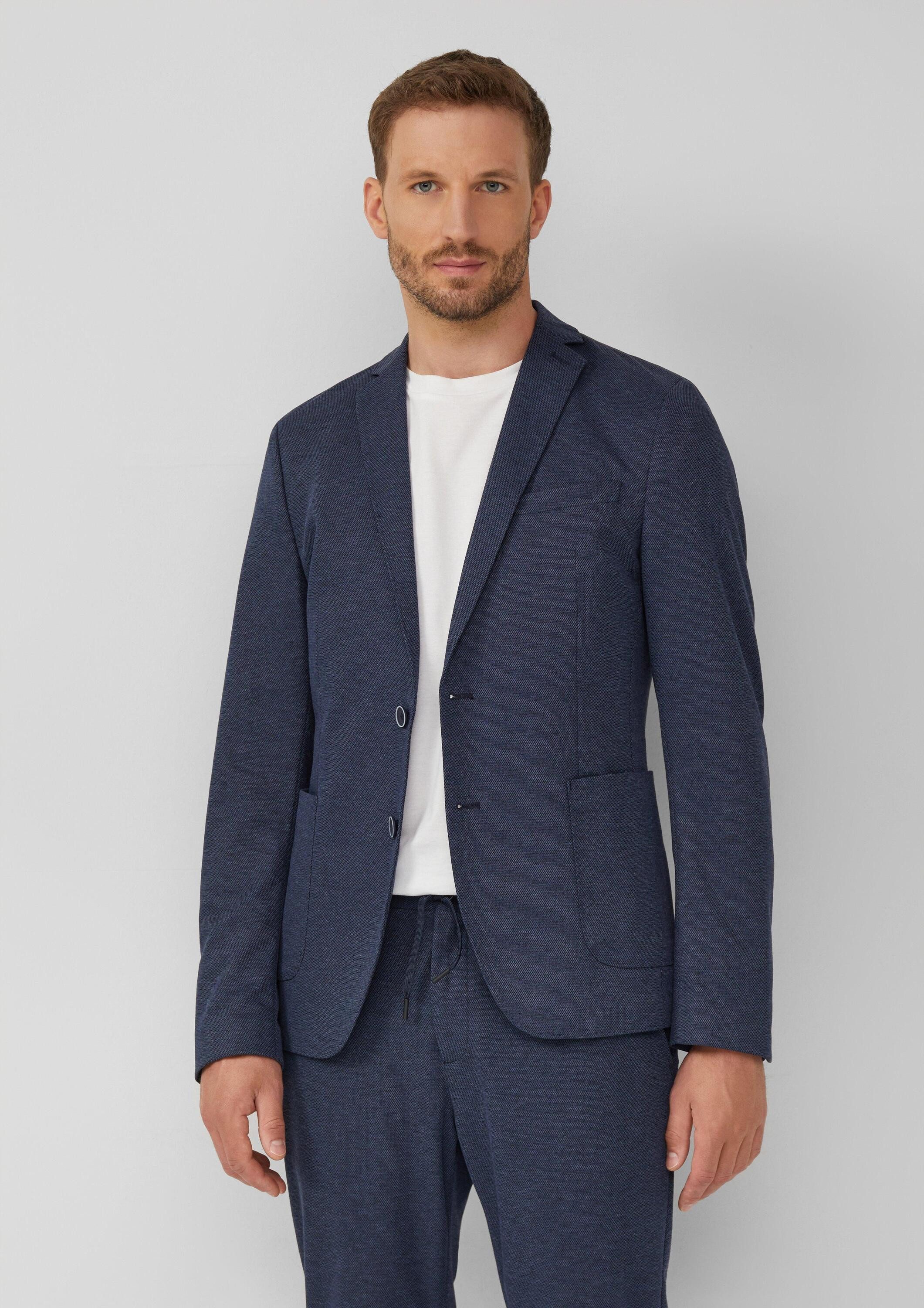 s.Oliver Sakko Indoor-Sakko S.OJOGG s.O JOGG: Sakko aus meliertem Piqué-Jer günstig online kaufen