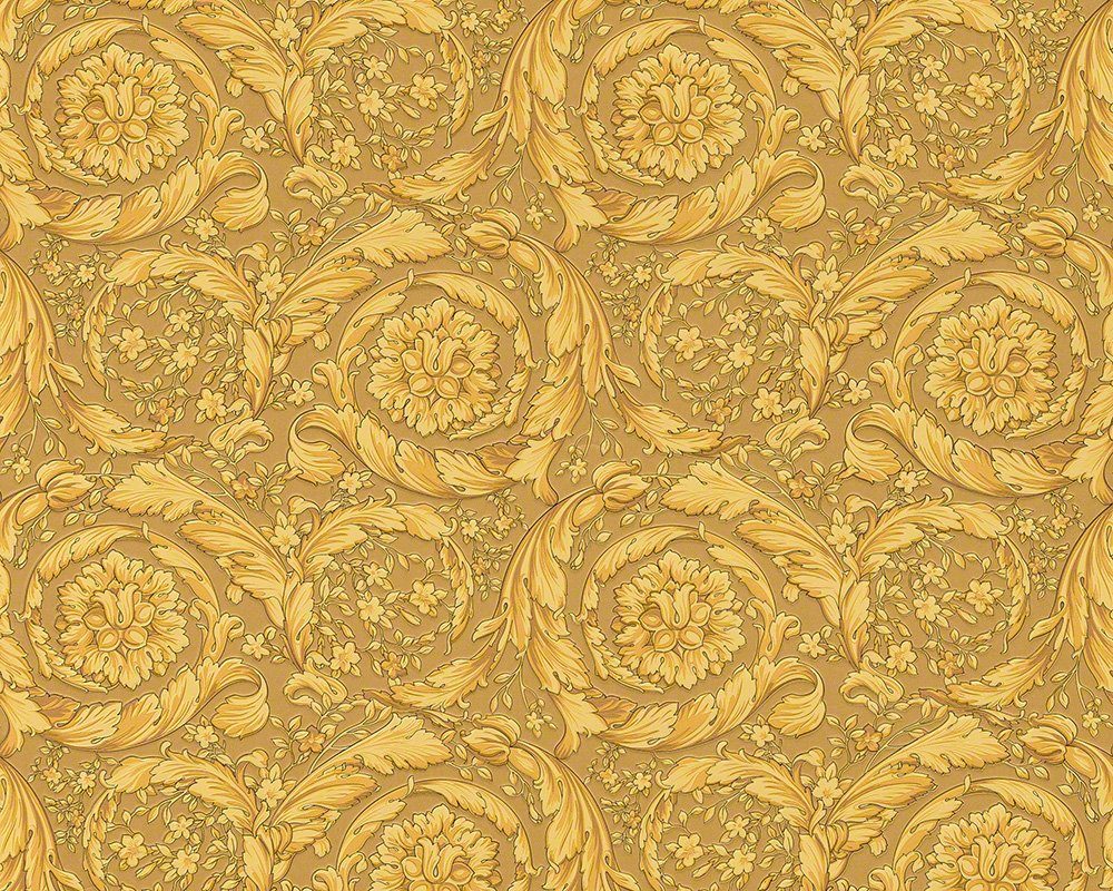 Versace Vliestapete Versace wallpaper Versace 4, Barock Tapete, gold 935833