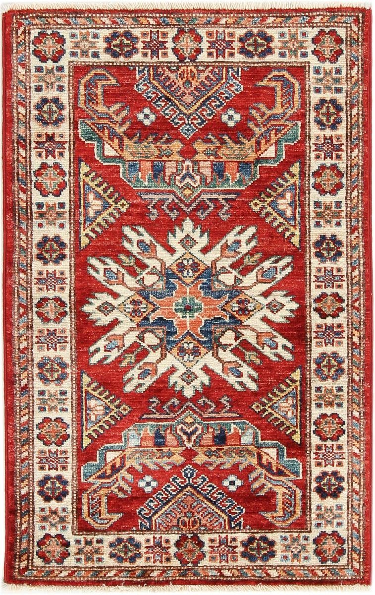 Orientteppich Super Kazak 56x89 Handgeknüpfter Orientteppich, Nain Trading, rechteckig, Höhe: 5 mm