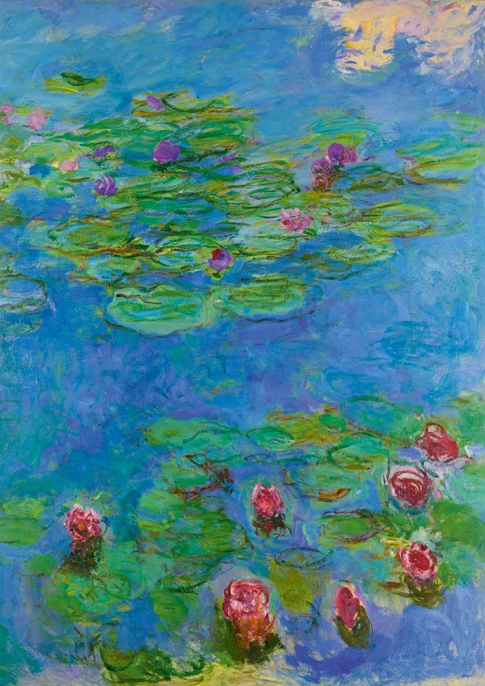Bluebird Puzzle Puzzle Claude Monet - Water Lilies, 1917, Puzzleteile