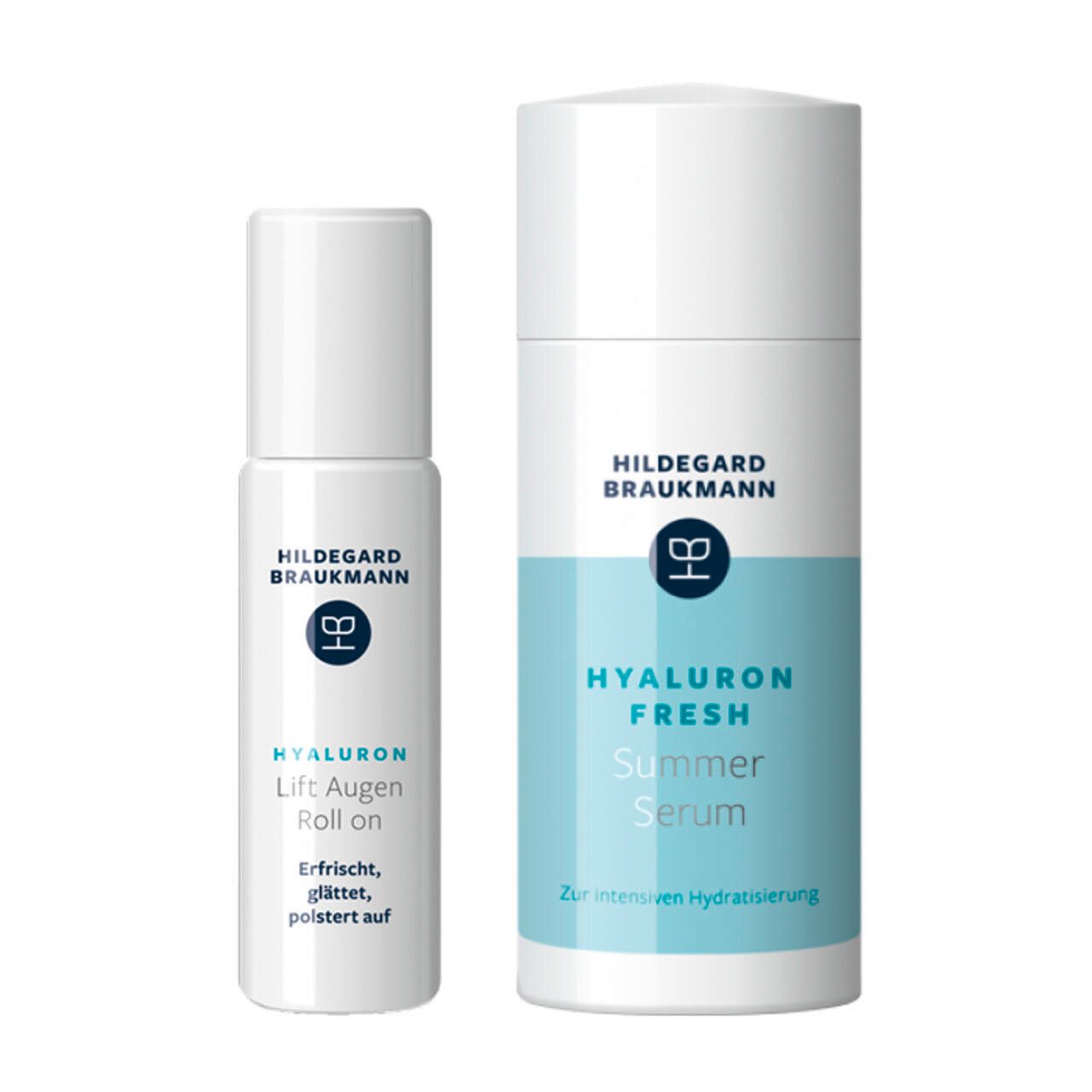 Gesichtspflege Hyaluron Fresh! Summer Serum + Hyaluron Lift Augen Roll on