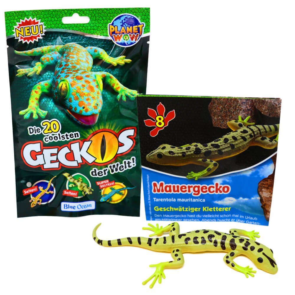 Blue Ocean Sammelfigur Blue Ocean Geckos Sammelfiguren 2023 - Planet Wow - Figur 8. Mauergeck (Set), Geckos - Figur 8. Mauergecko