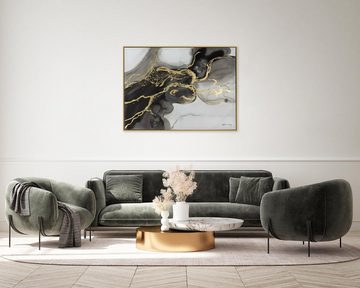KUNSTLOFT Gemälde Magic Shadows 102.5x77.5 cm, Leinwandbild 100% HANDGEMALT Wandbild Wohnzimmer