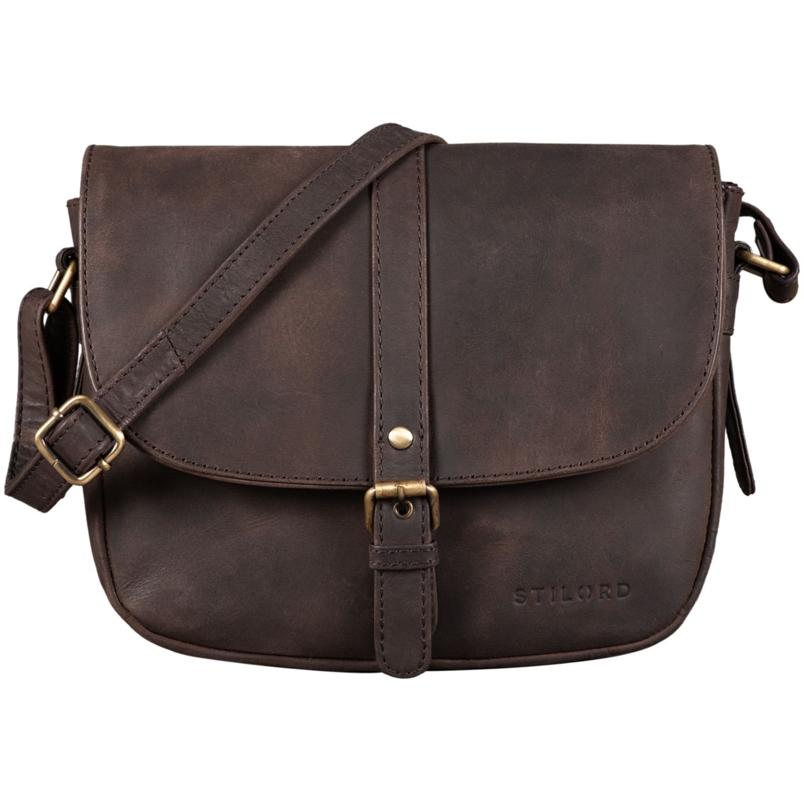 Handtasche "Leni" Damen Umhängetasche Leder Handtasche