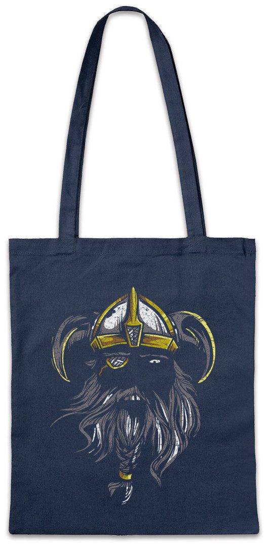 Beuteltasche Odin Face Stofftasche Berserk Berserker Odhin Vikings Wikinger Thor