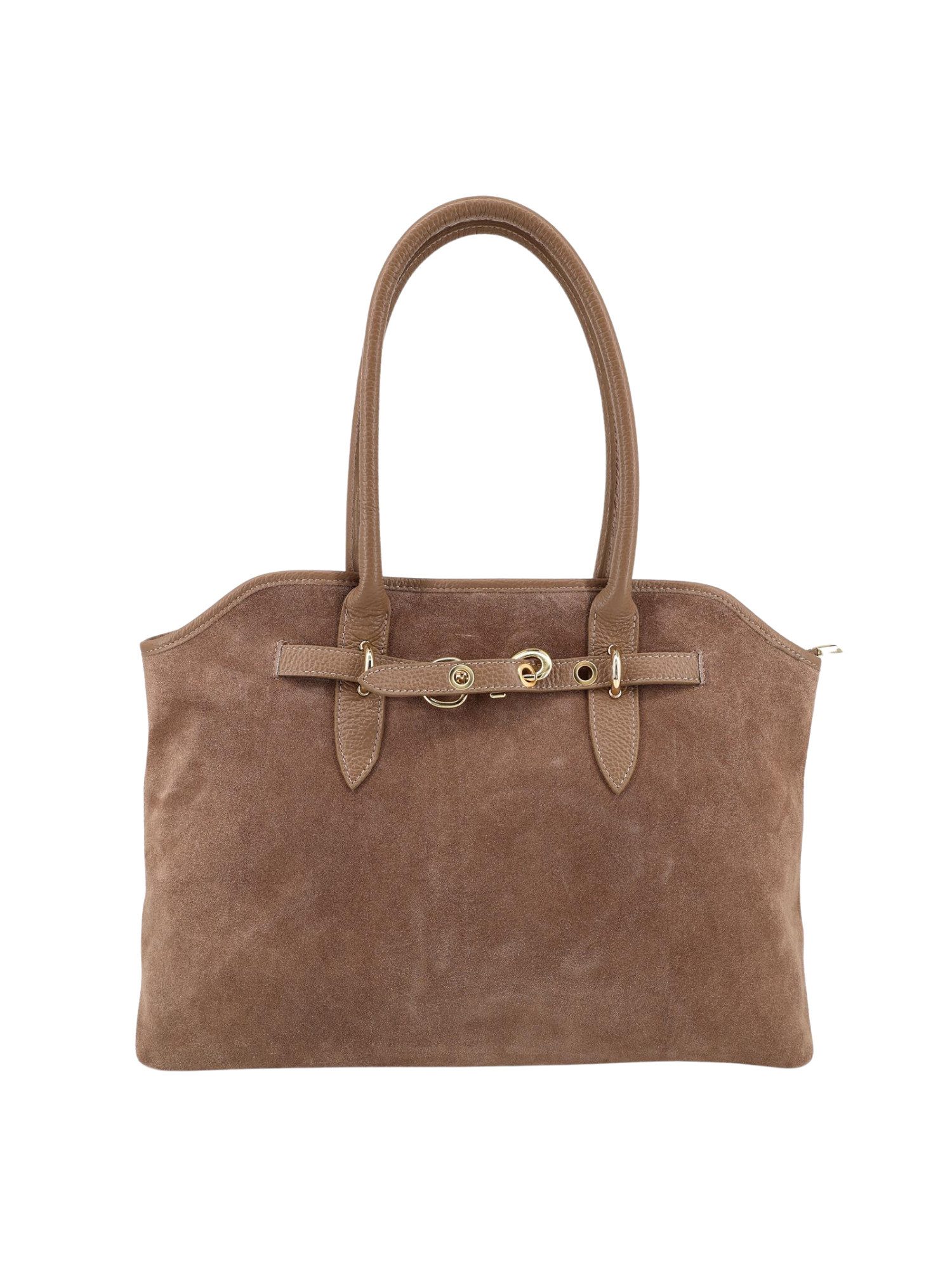 BRISE TASCHE Schultertasche Brise Handtasche aus Wildleder & Nappaleder – Stilvoll & Elegant, Edle Kombination aus Wildleder & Nappaleder, hochwertige Verarbeitung