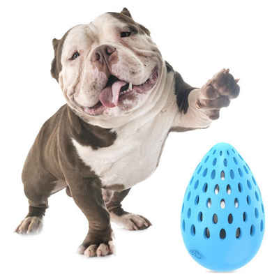 PETGARD Tier-Beschäftigungsspielzeug Hundespielzeug Knisterball, Kauspielzeug mit Kunststoffkern + Öffnung für Leckerchen