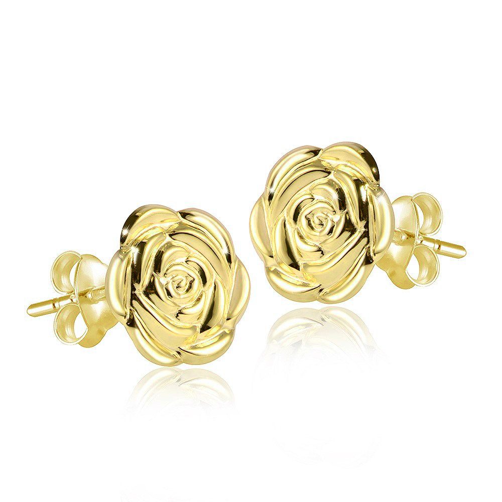 Materia Paar Ohrstecker Ohrringe Damen Rosen günstig online kaufen