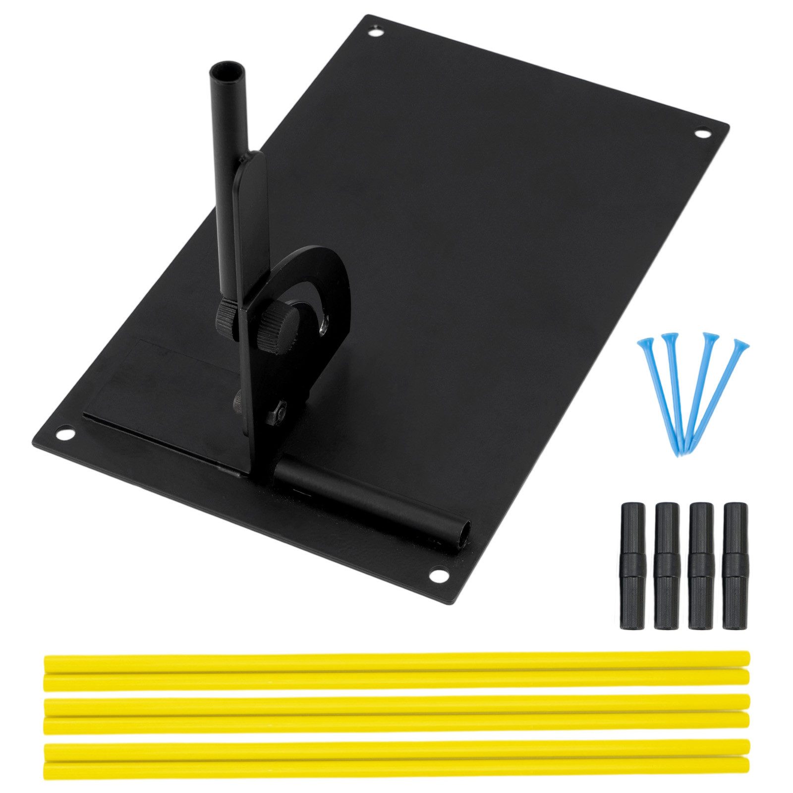 Youyijia Trainingshilfe Golf Schwungtrainer mit Alignment Sticks Swing Plane Trainer Basis
